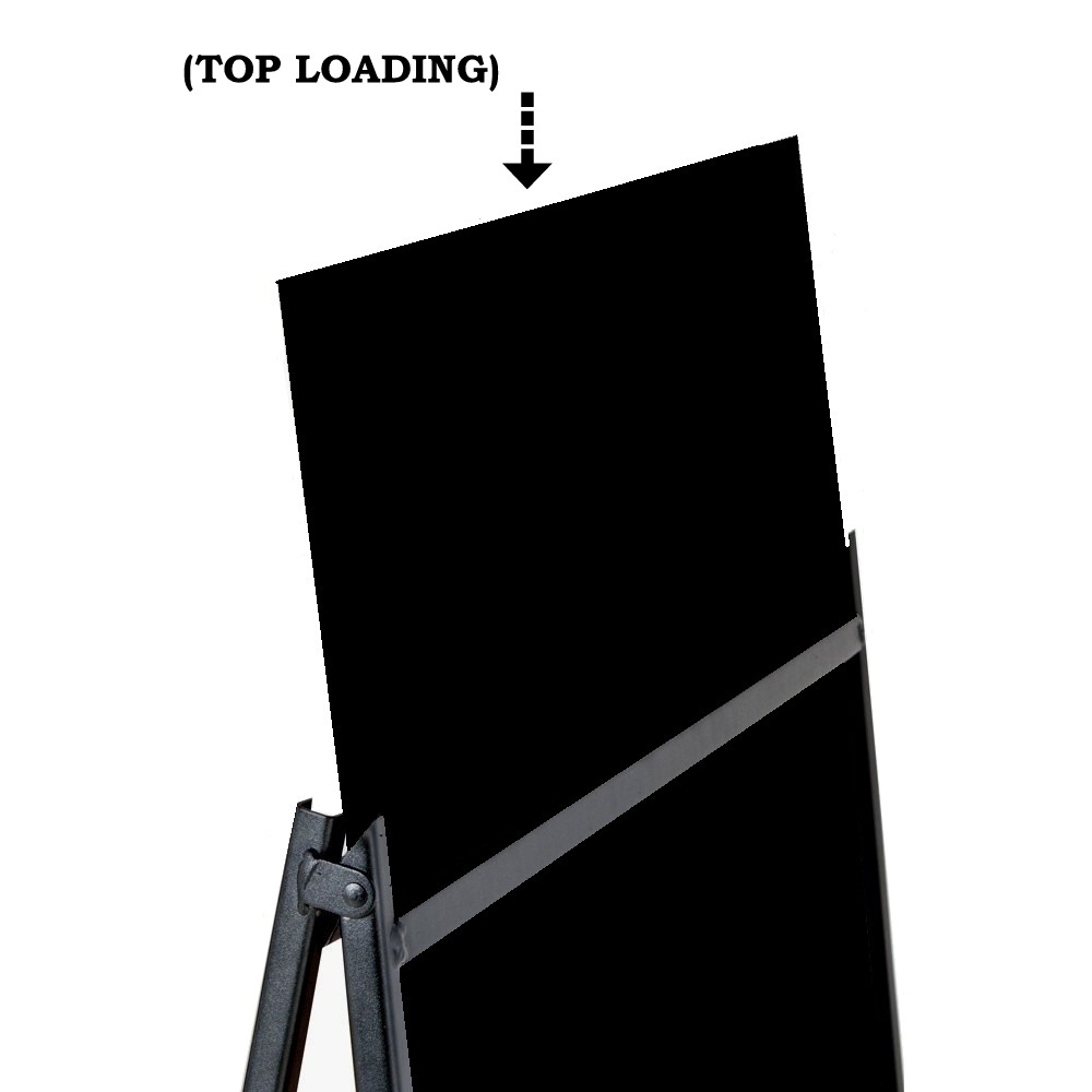 Sidewalk A Frame Business Sandwich Sign Outdoor Portable Sign Stand Poster Frame