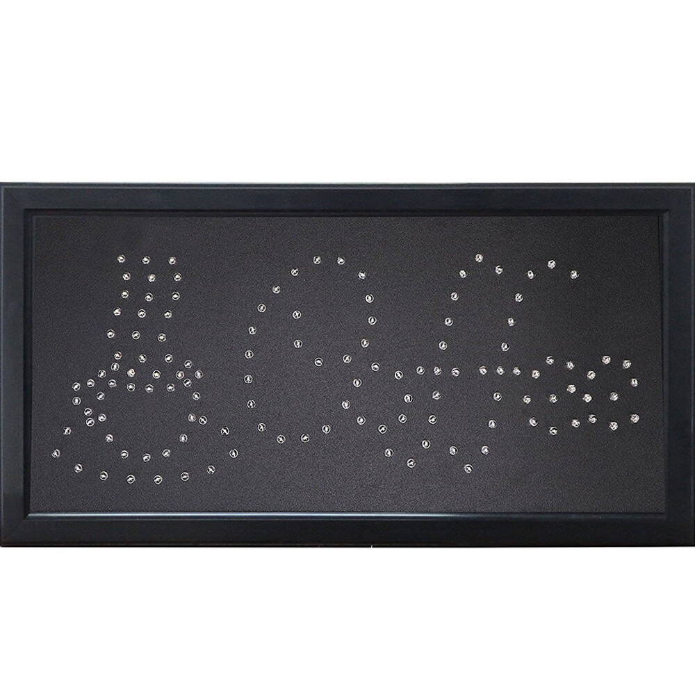 Large 19″x10″ Bright LED Neon Coffee Business Sign with Motion Animation Square