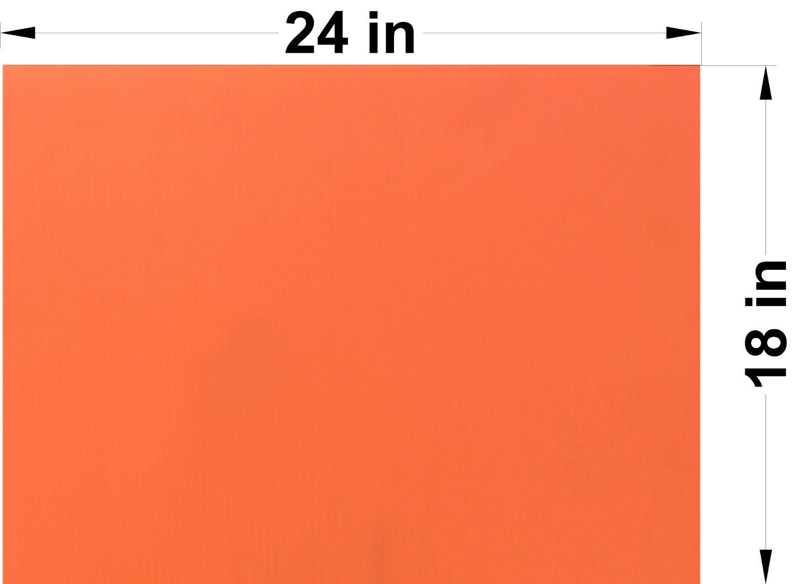 100 Blank Signs Orange 18” X 24” x4 mm corrugated plastic panel , 100 pieces