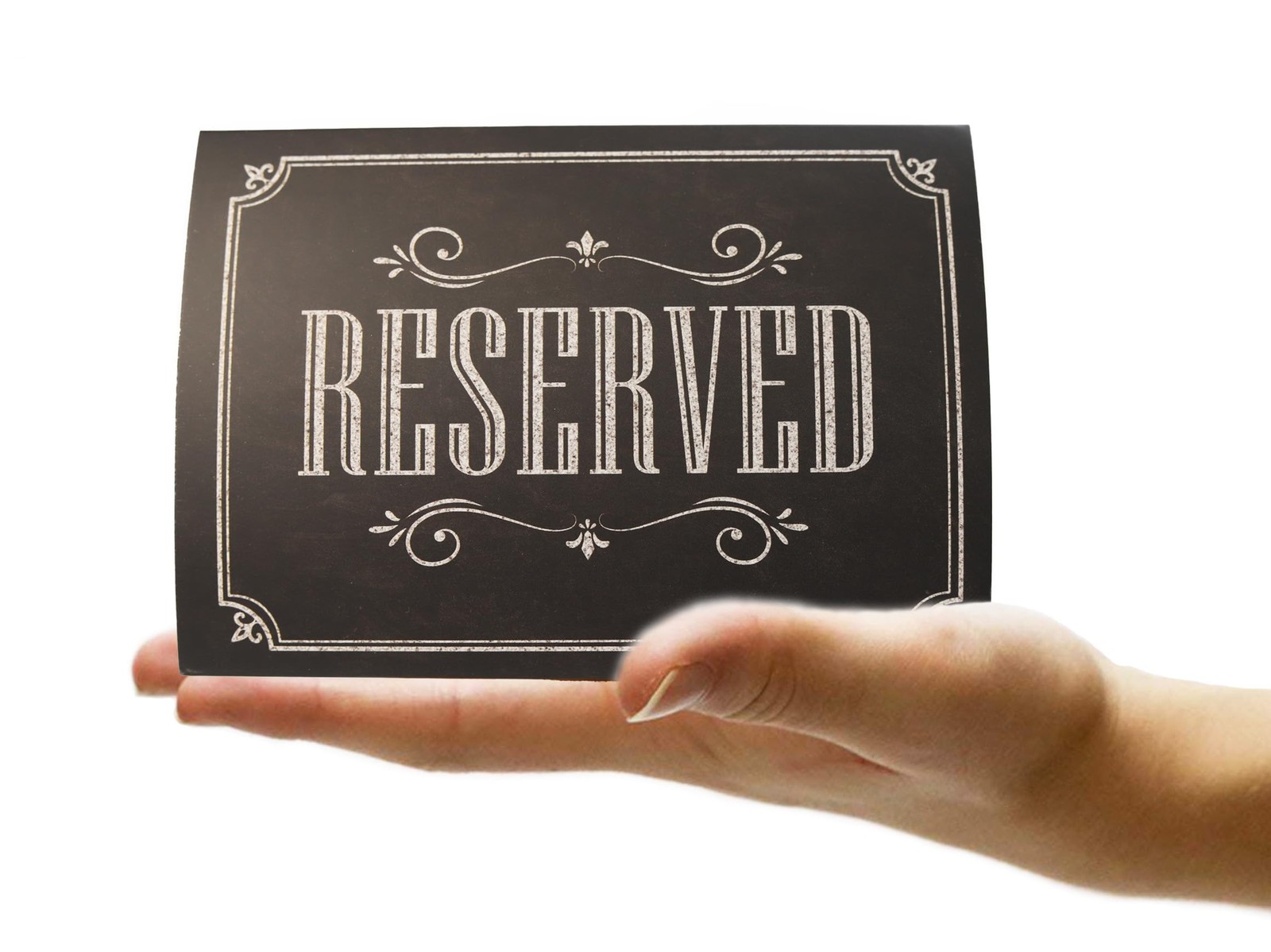 20 PCS Black Chalkboard Rustic Reserved Table Sign Tent Cards Event Decor