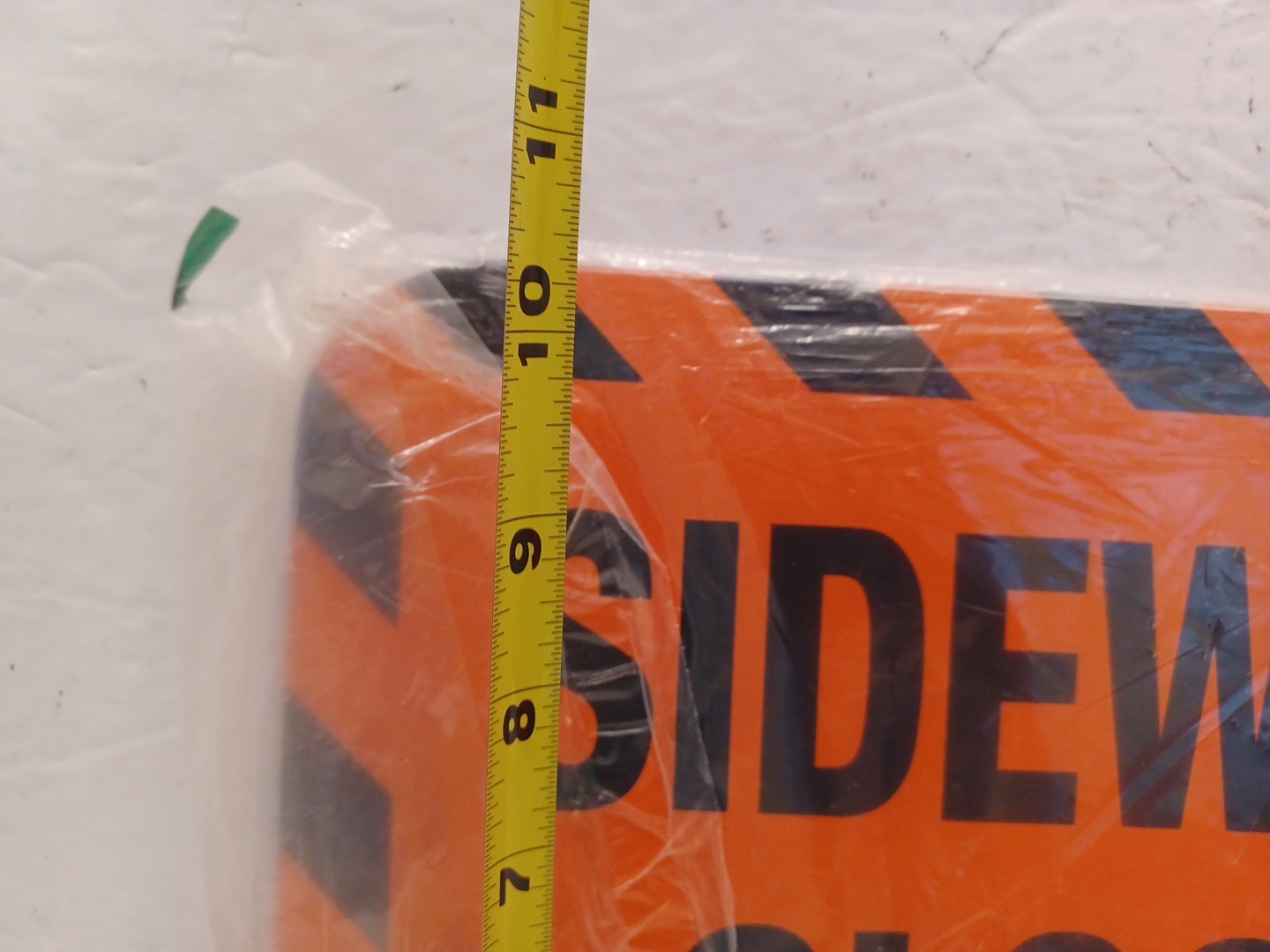 SIDEWALK CLOSED SIGNS HEAVY DUTY PLASTIC SIGNS Lot Of 6 NEW IN PACKAGE