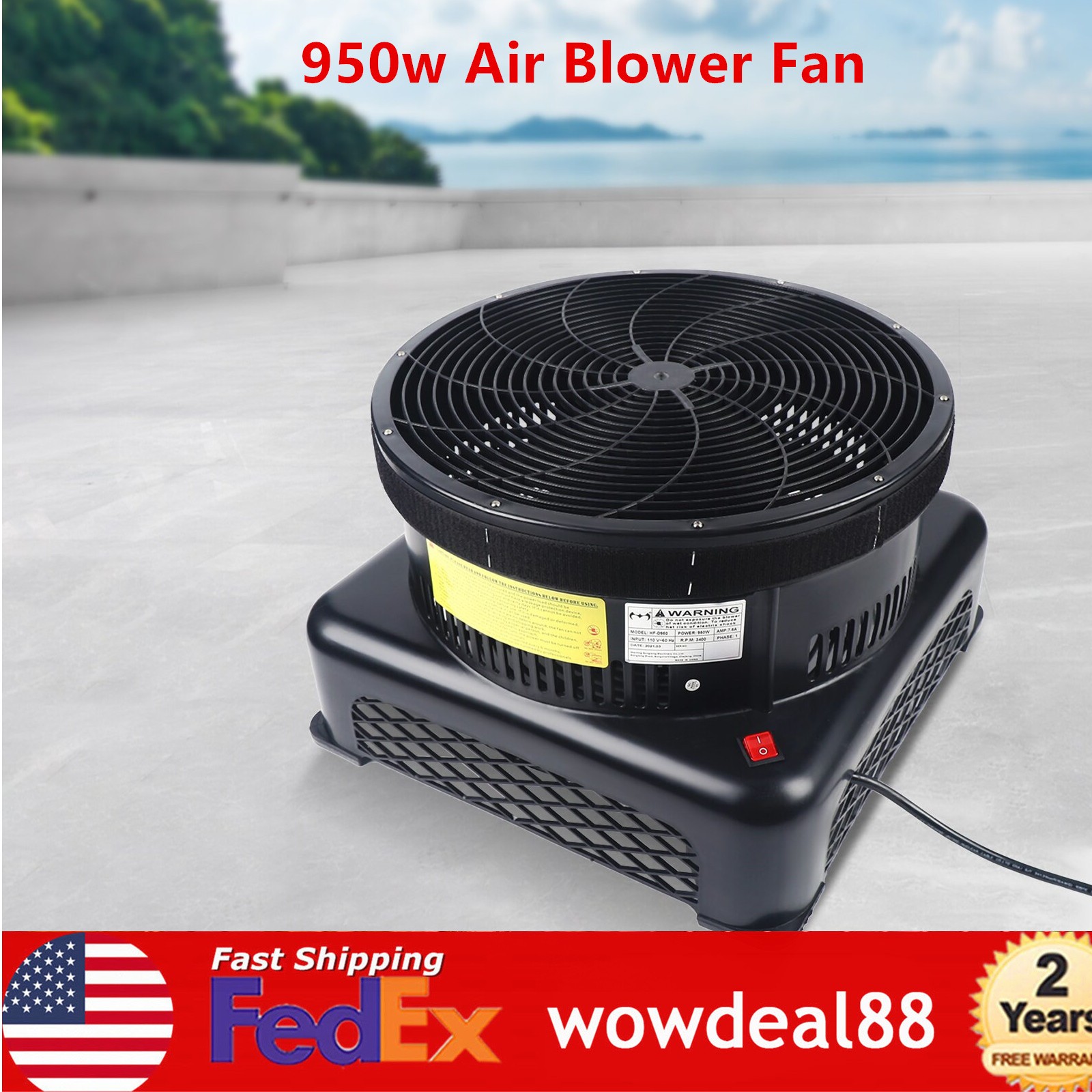 950W Air Puppet Blower Fan for Inflatable Dancer Tube Wacky Wavy Promotional Man
