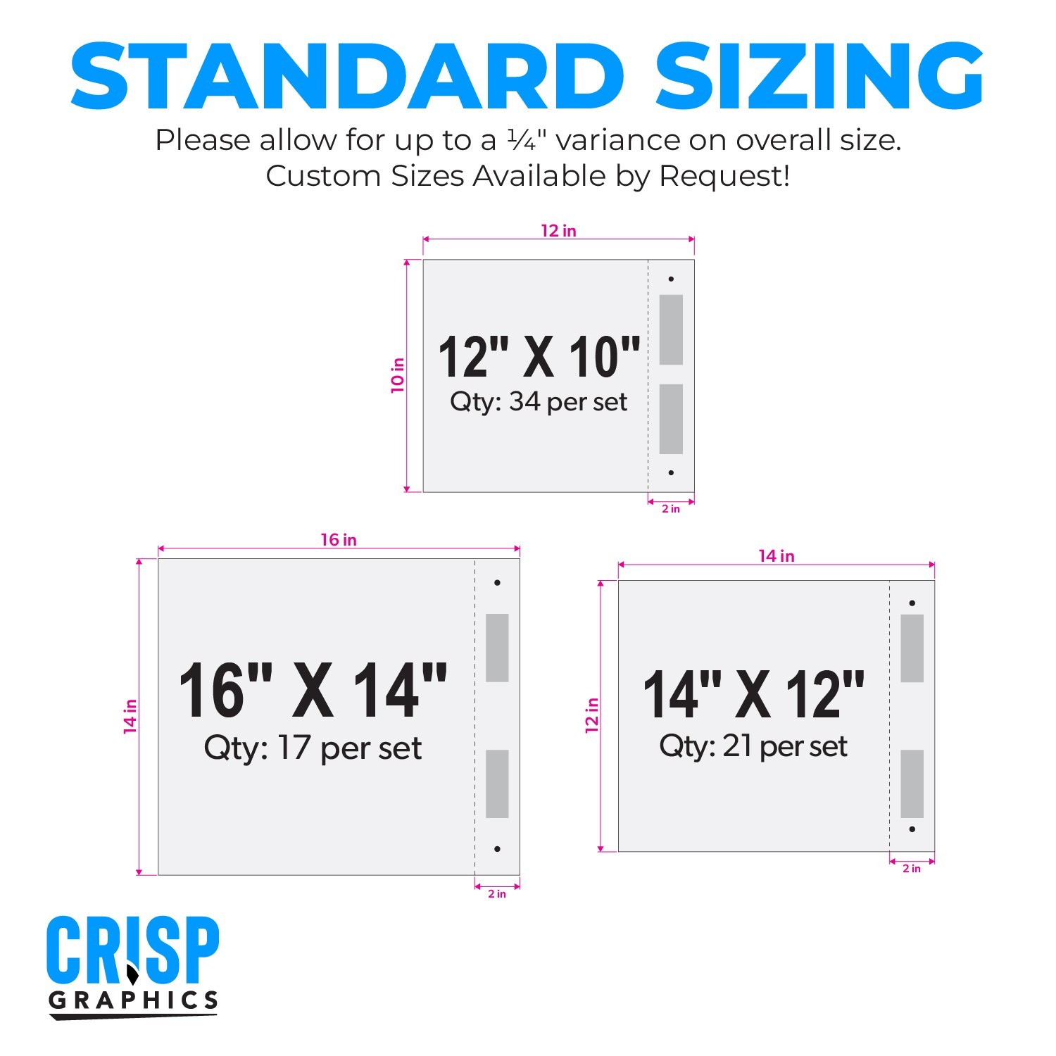 Warehouse Aisle Marker Signs – Projecting Blade Signs – Bulk Quantity Sets