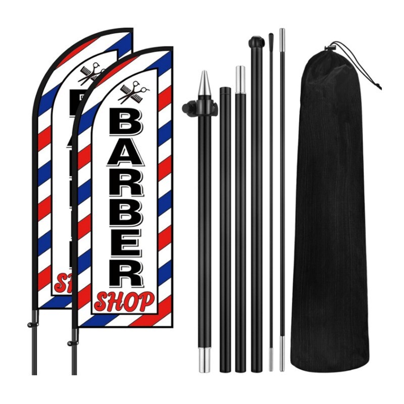 7FT (2.0M) FEATHER FLAG BANNER (WITH YOUR DESIGN)