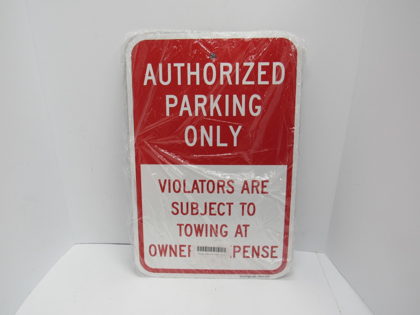 “AUTHORIZED PARKING ONLY” Metal Sign 12″ x 18″ Pole Mount
