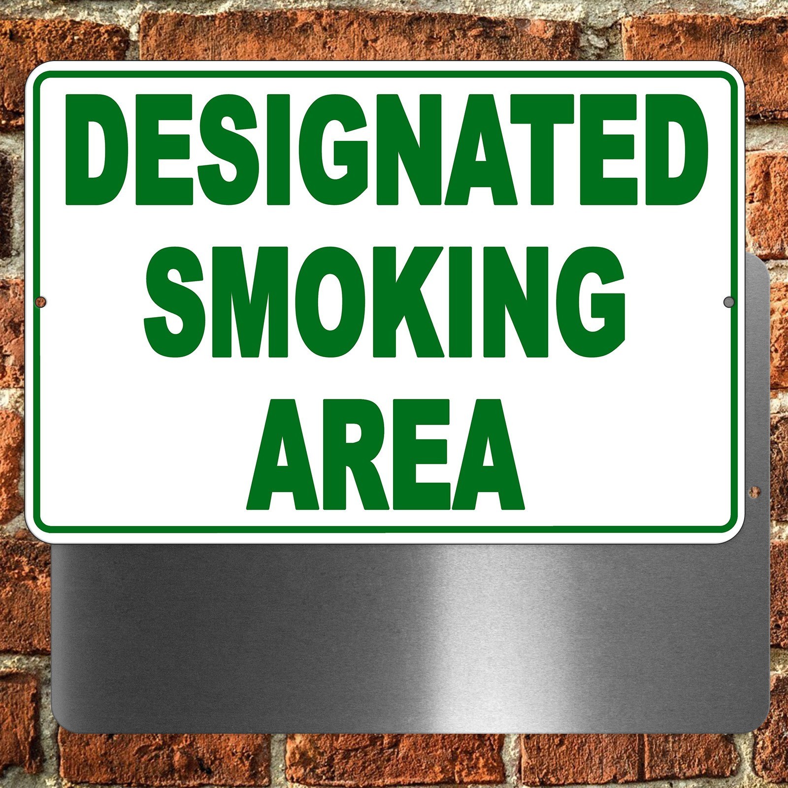 Designated Smoking Area Smoking Permitted Metal Sign Or Decal 6 SIZES SSP001