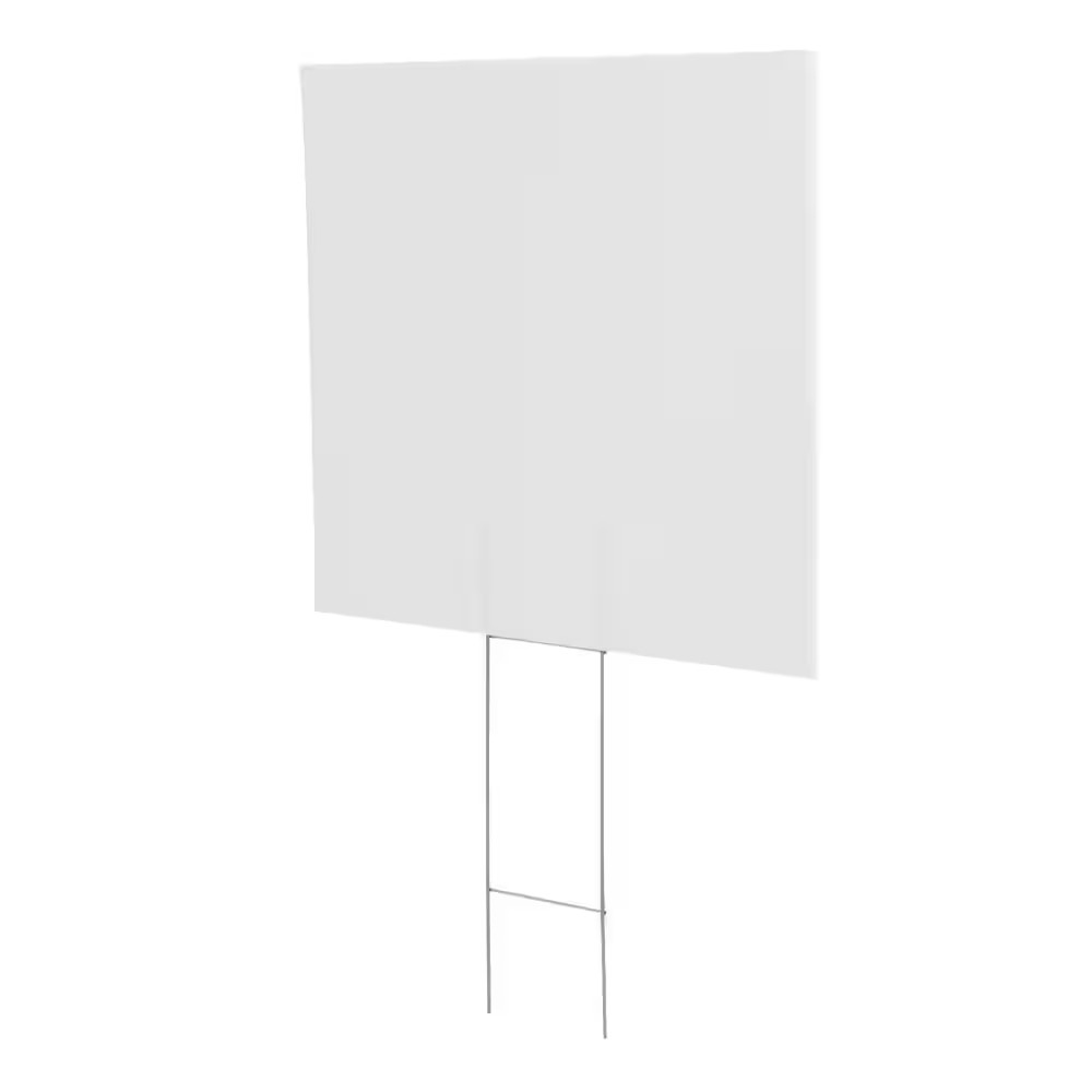 20 In. X 24 In. Corrugated Plastic Blank Yard Sign