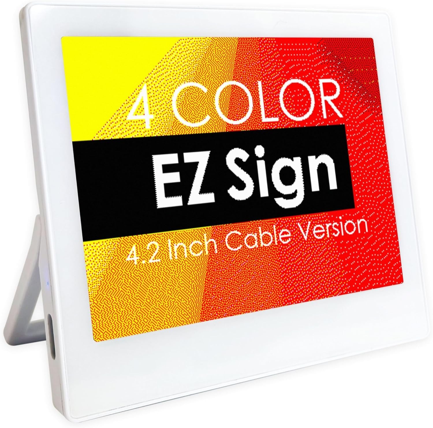 Santek EZ Sign | 4.2″ 4-Color Wired E-Paper Display (USB Cable + Windows App)