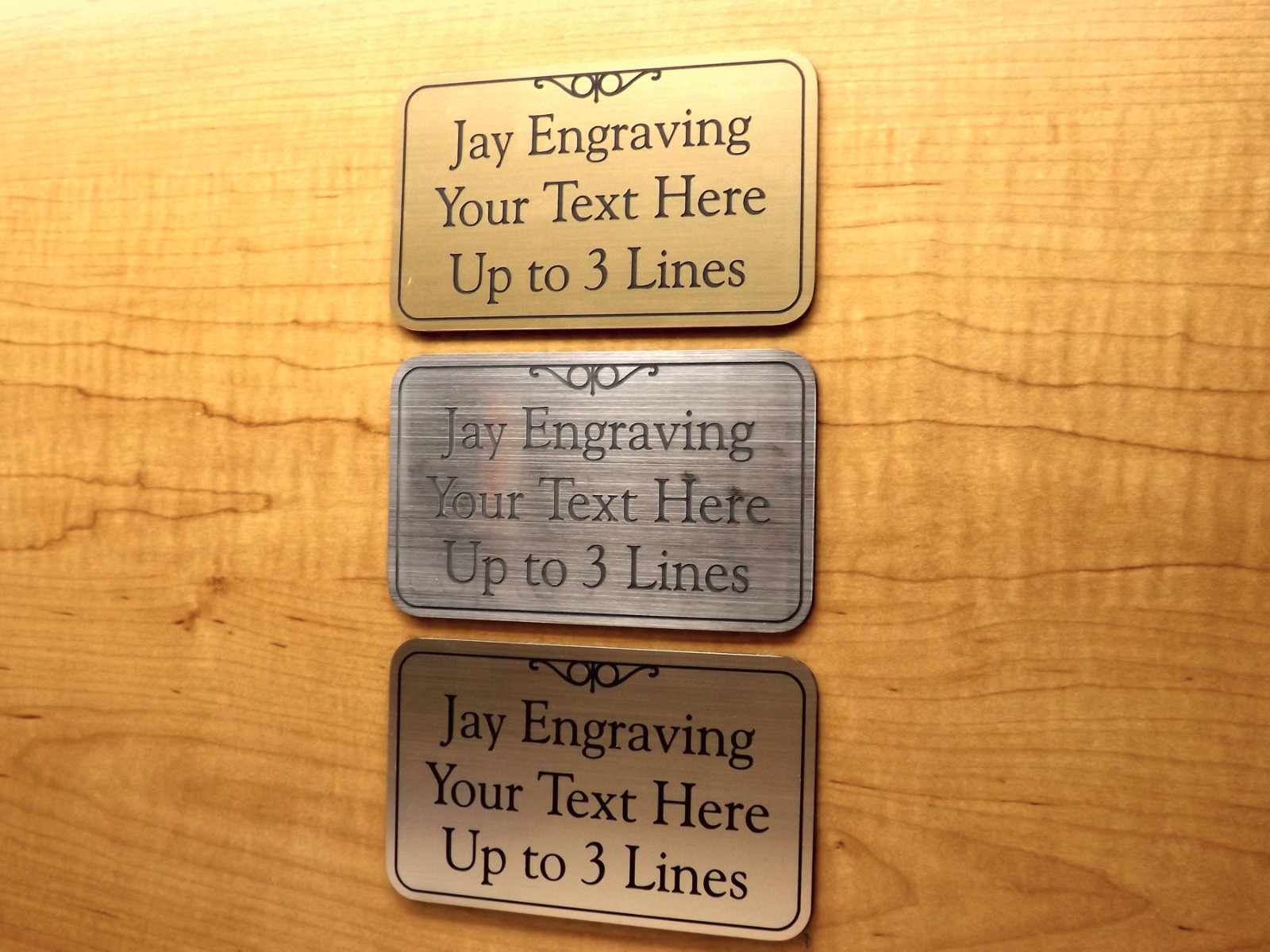 Custom Engraved 3″x5″ Office Suite Wall or Door Sign  Plaque Plate Placard