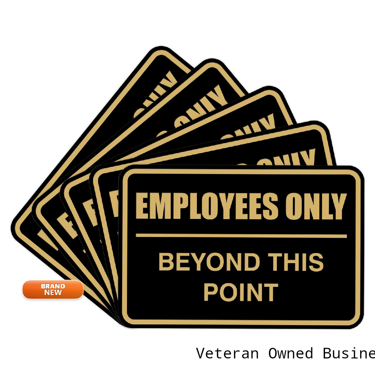 All Quality Classic Framed Employees Only Beyond This Point Wall Or Door To