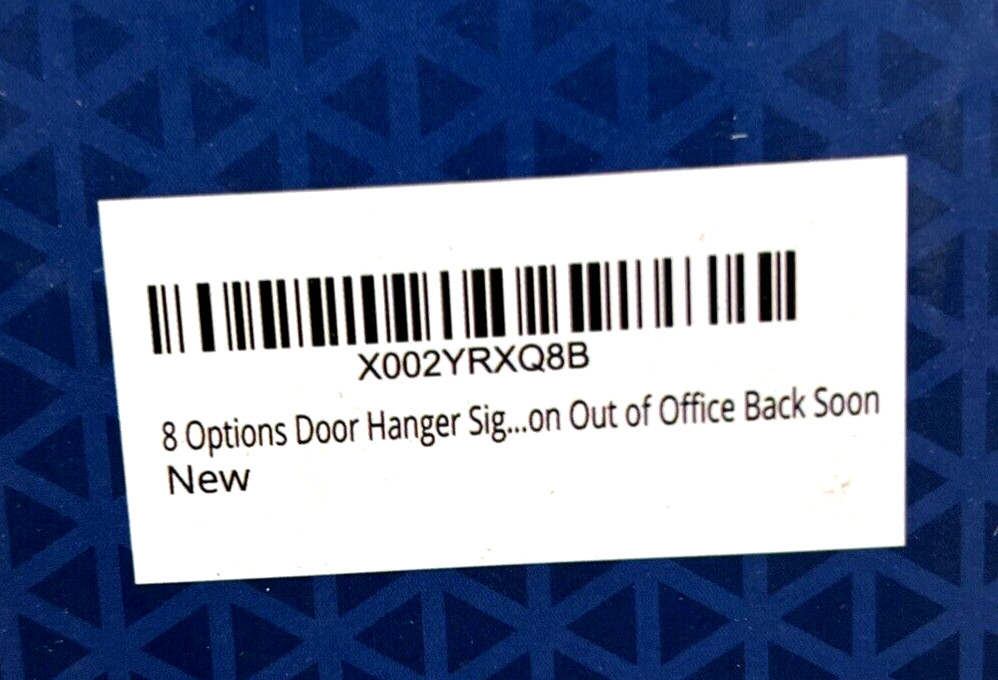 HI Visibility Door Hangers 8 Option Channel Pro Office Signs