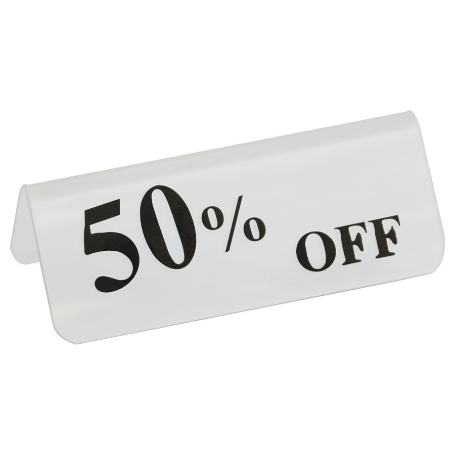 Acrylic Sign Countertop Signs Store Sign Sale Message Signs Clearance Signs 3″ W