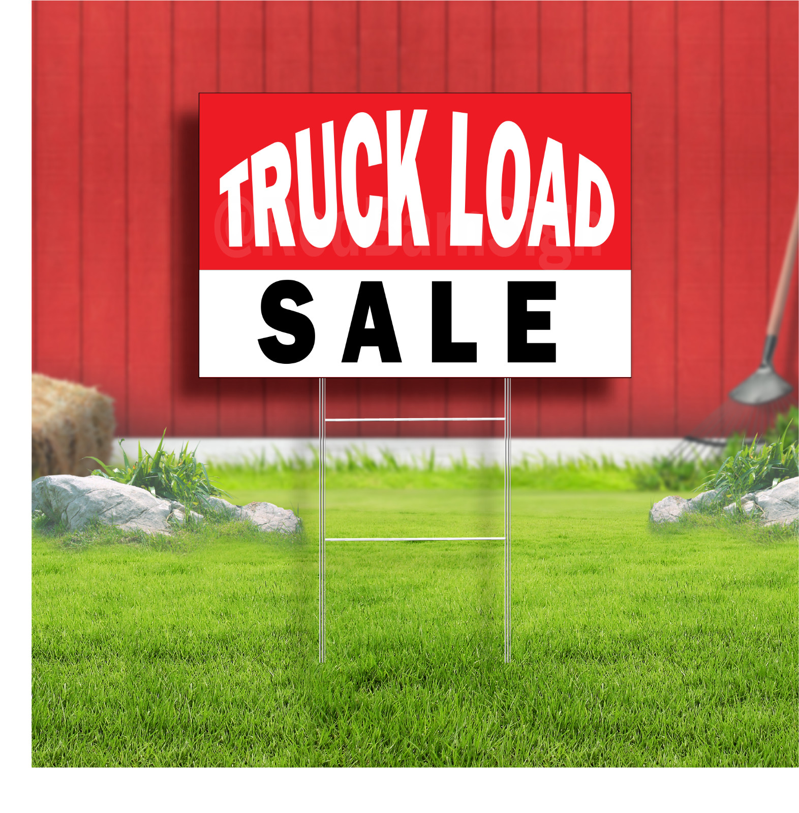 Truckload Tire Sale Coroplast Plastic Indoor Outdoor Yard Sign FREE SHIPPING