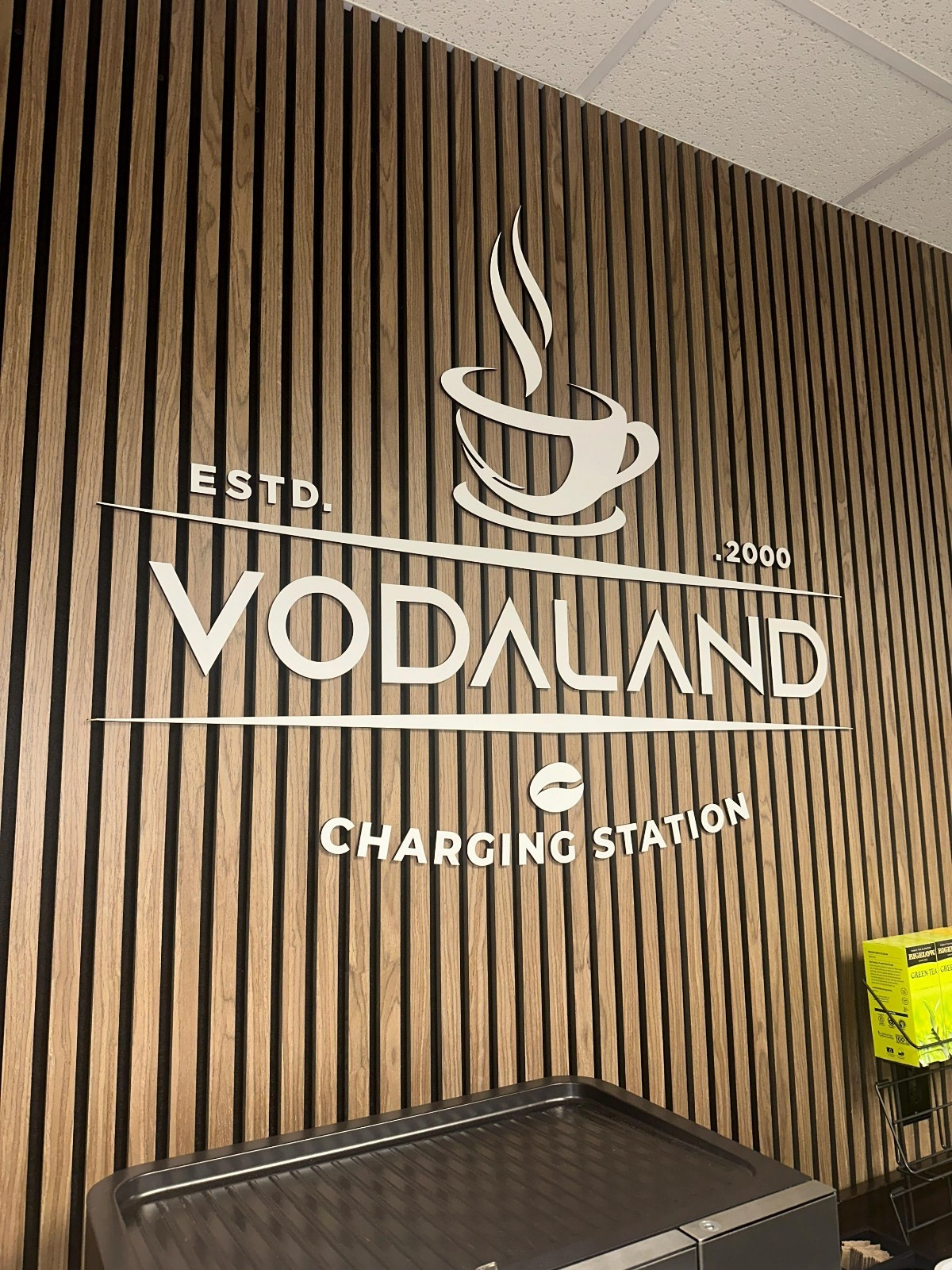 Your business wall wooden logo | Custom company 3D Laser-cut & hand painted logo