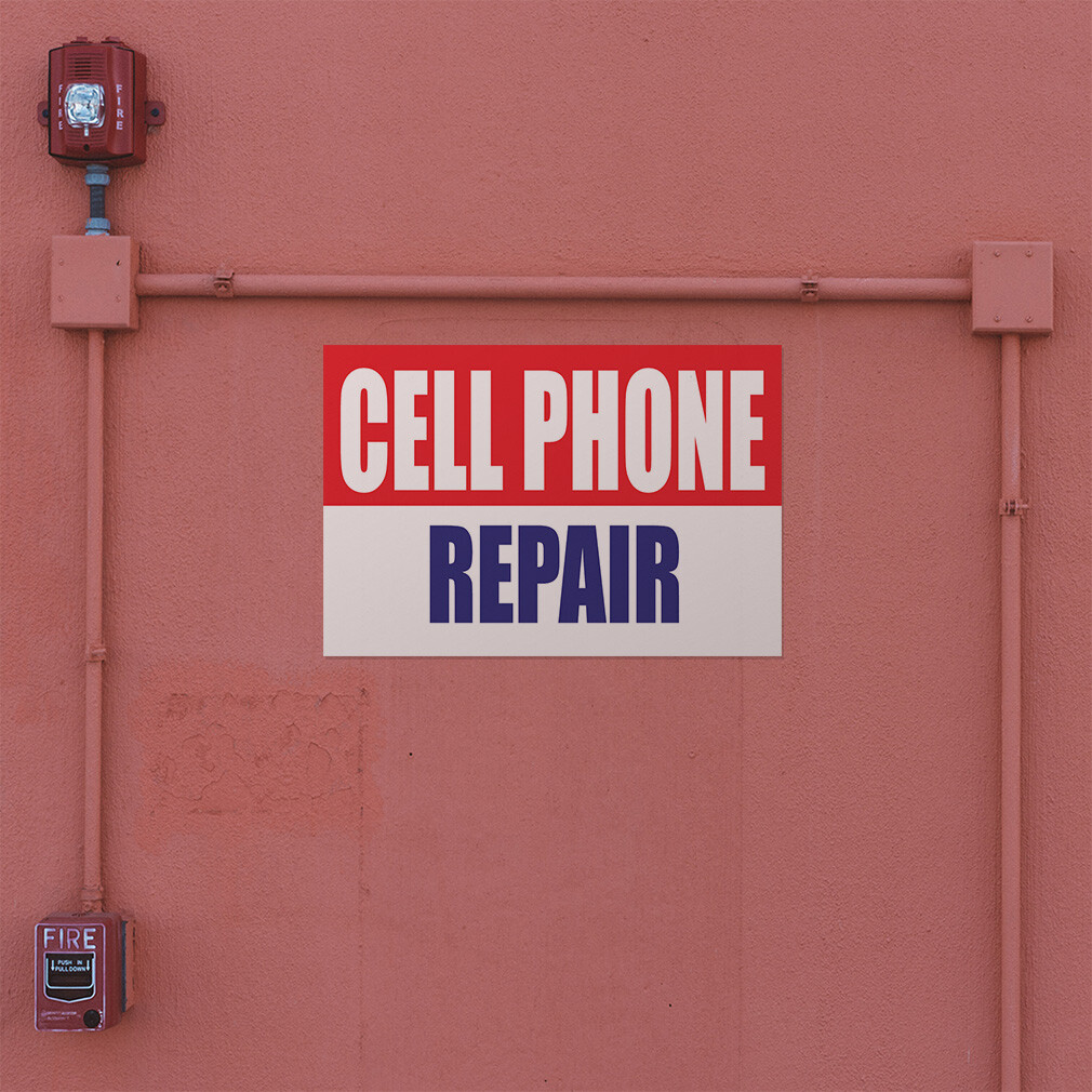 Decal Stickers Cell Phone Repair Promotion Business Vinyl Store Sign Label