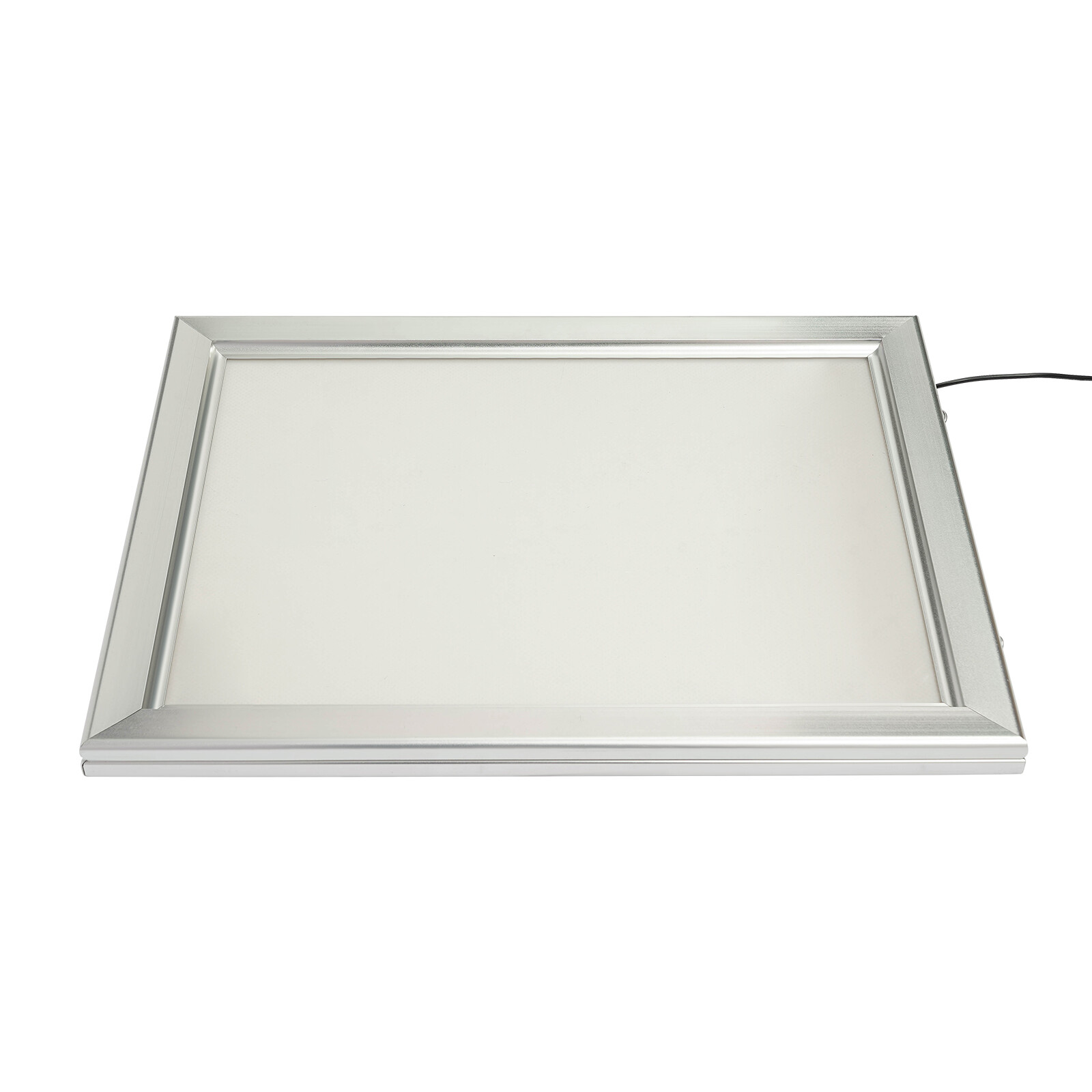 LED Poster Frame Wall Mount 18W Corded Advertising Sign Holder Aluminum Acrylic