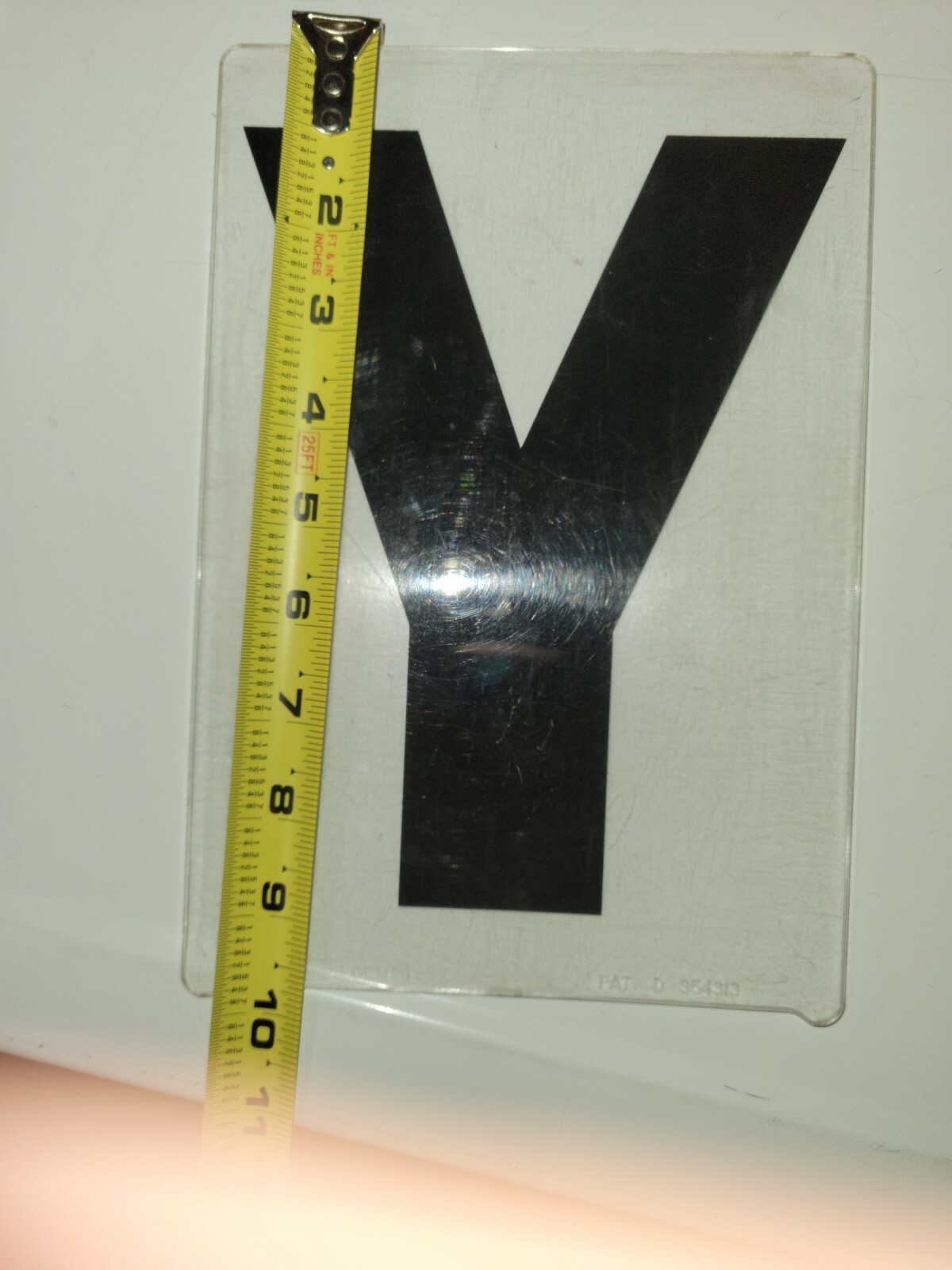 A-Z Alphabet 8” Letter on 10″ PLASTIC MARQUEE LETTERS NUMBER 0-9 Punctuation ⤵️