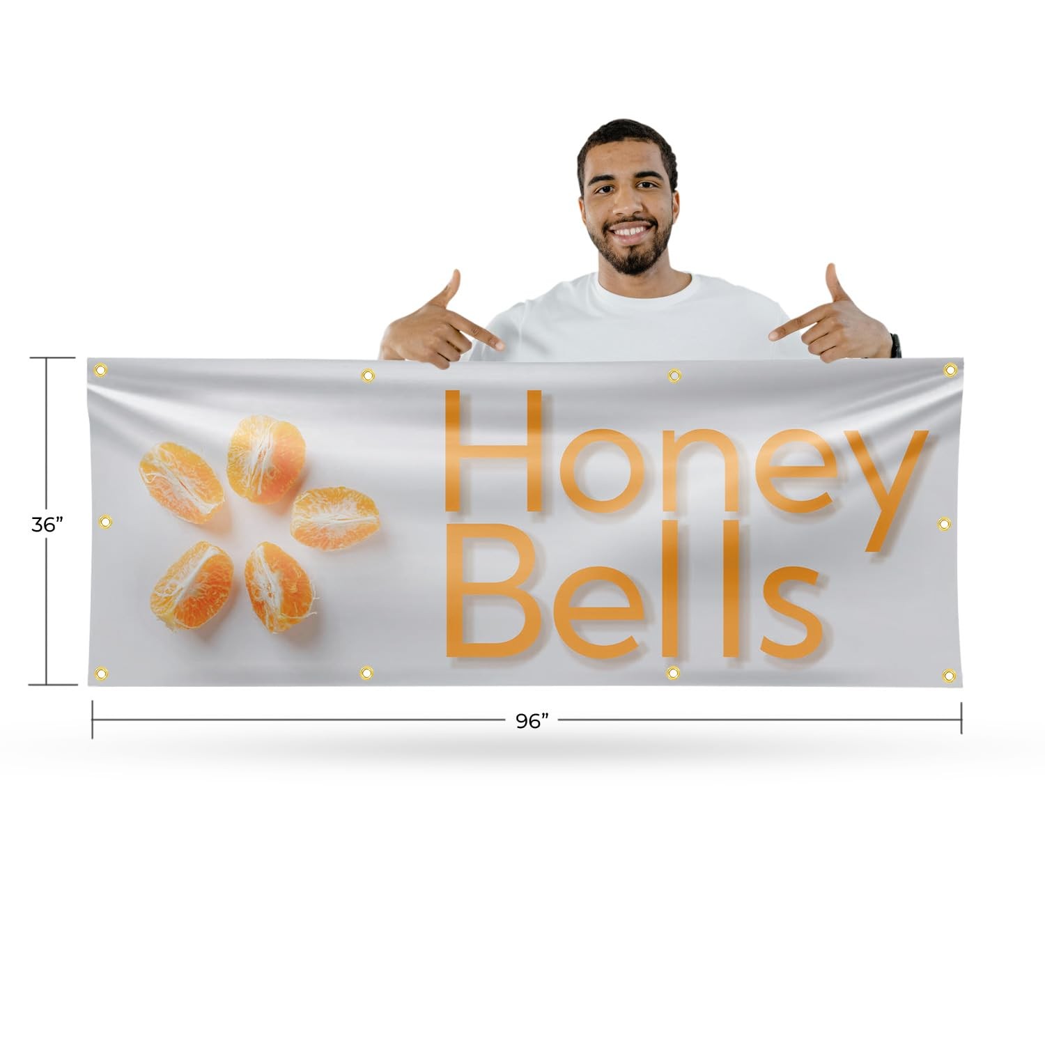 Signmission Honey Bells Banner Sign 36 X 96 13 Oz Vinyl Metal Single-Sided