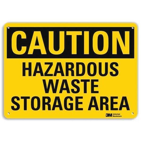 Lyle U4-1384-Ra_10X7 Safety Sign, 7 In Height, 10 In Width, Aluminum, Vertical