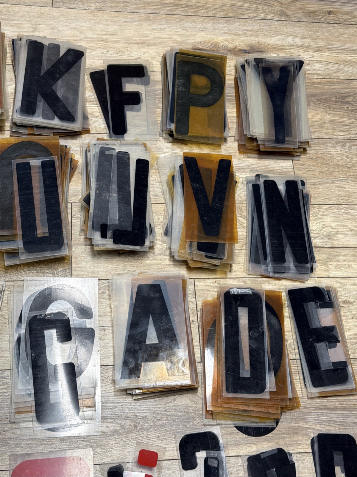 Vtg Lot Plastic Changeable Marquee Sign Letters Numbers