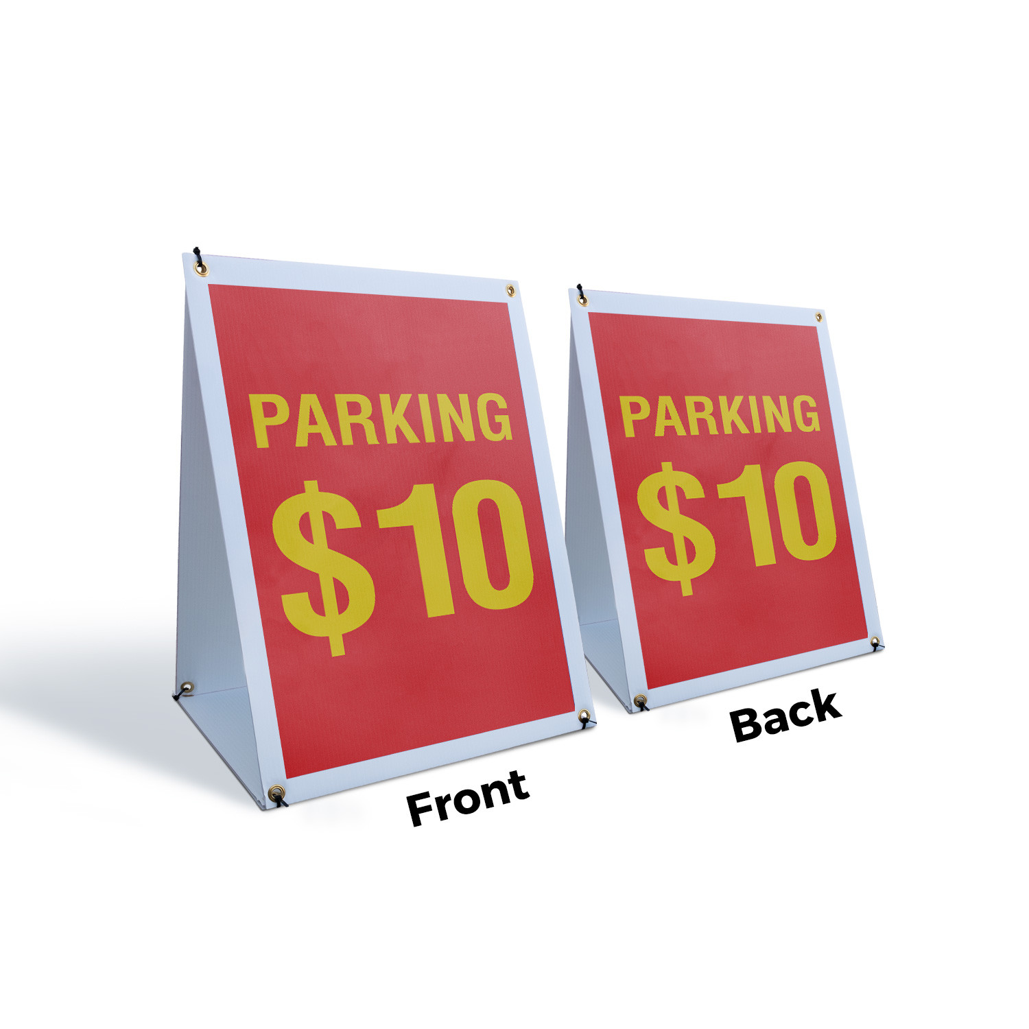 Parking 10 Dollars A-Frame Sidewalk Sign Event Parking Affordable Best Spot