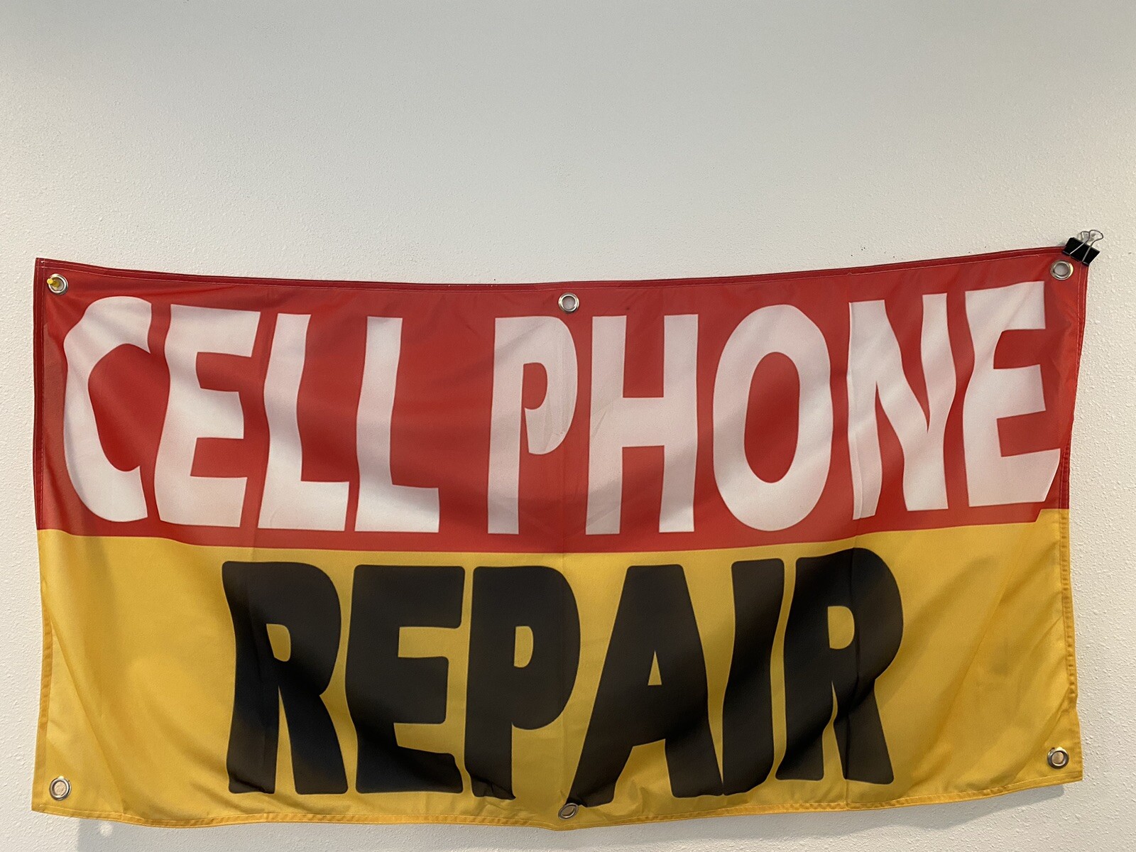 2×4 ft CELL PHONE REPAIR Banner Sign -Super Polyester Fabric-New Z24
