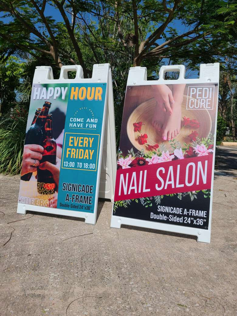 Window Tinting Custom A Frame Signicade Sign, Sidewalk Sign,Sandwich Board