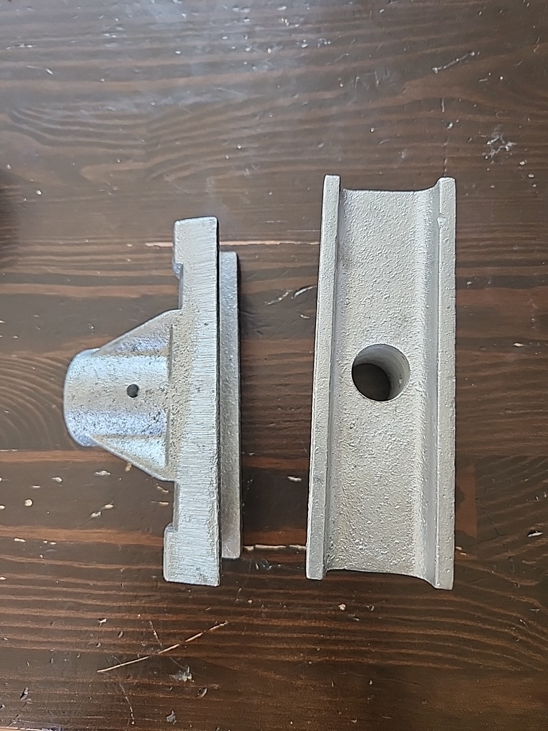 Street Pole Banner Mounting Bracket Clamps Cast Aluminum 2pc