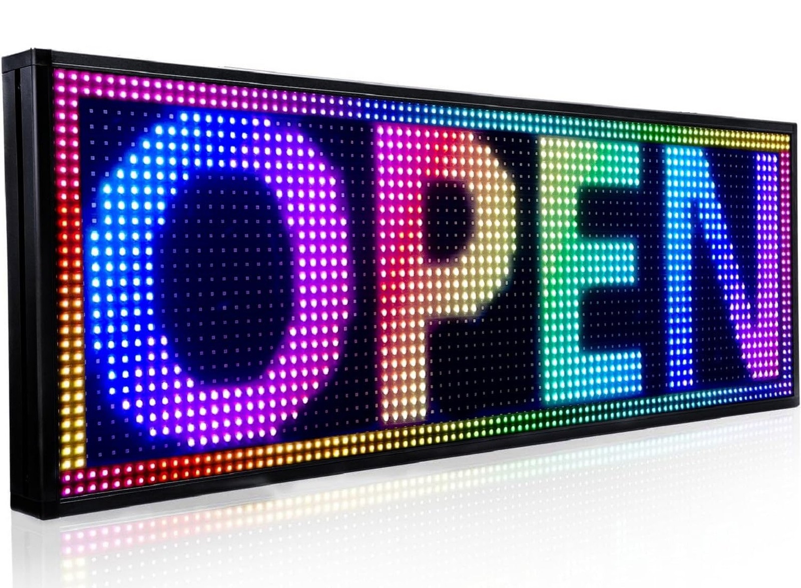 P10 Outdoor Led Sign, Scrolling Message Display Full Color Digital Message Di…