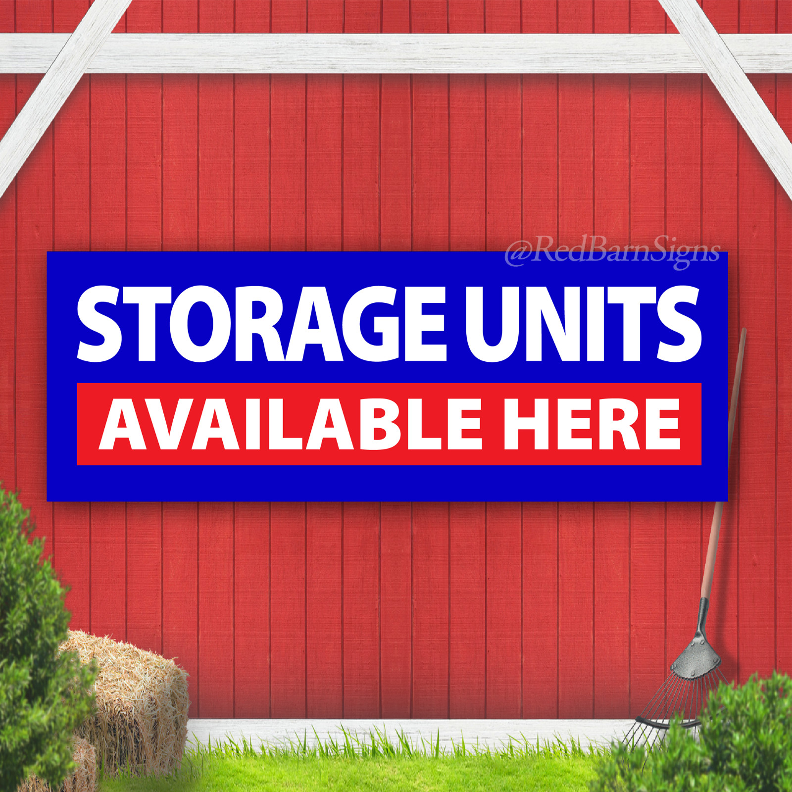 Storage Units Available Here Indoor Outdoor Vinyl Banner Design
