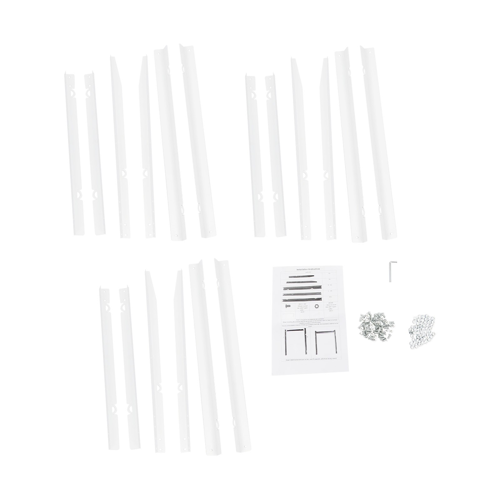 Sturdy Metal H Frame Wire 3* Yard Sign Frames for Yard Signs 103*61cm White