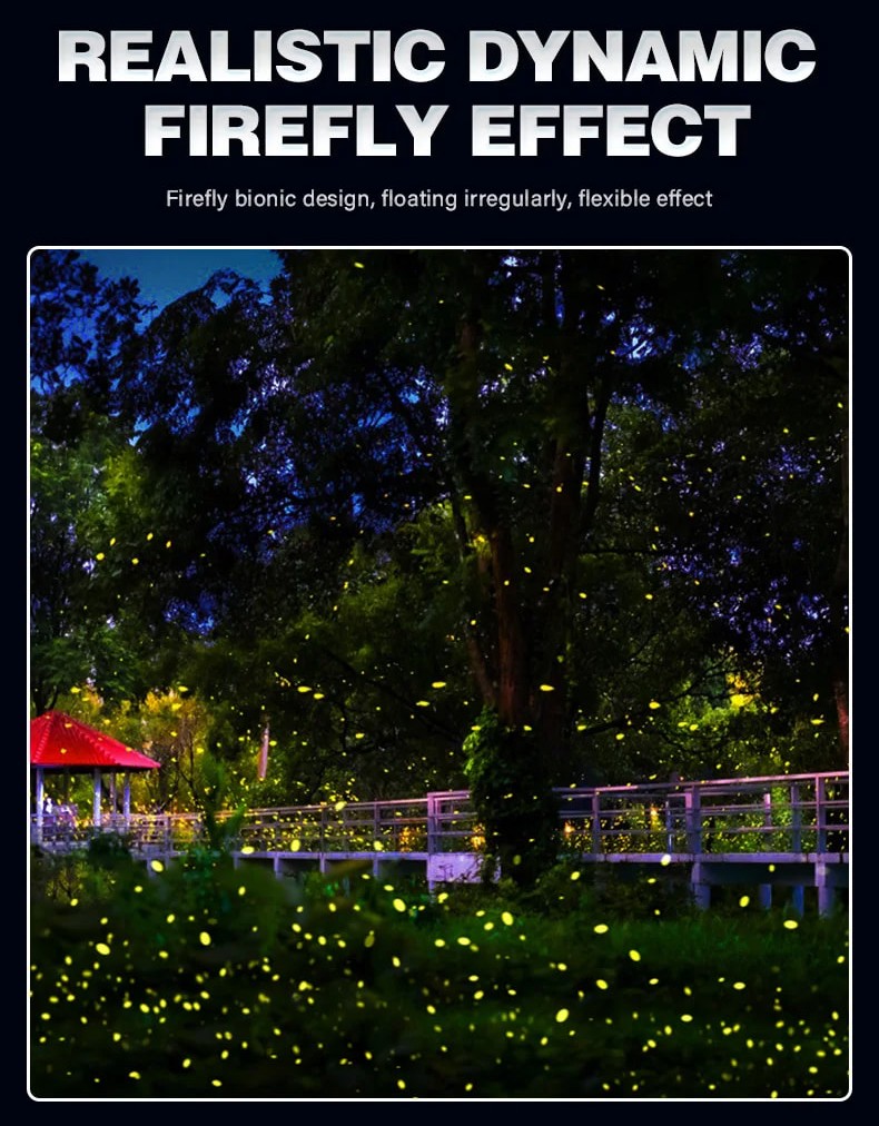 30W Dynamic Waterproof LED Firefly Projector Light In/Outdoor Garden Home Decor