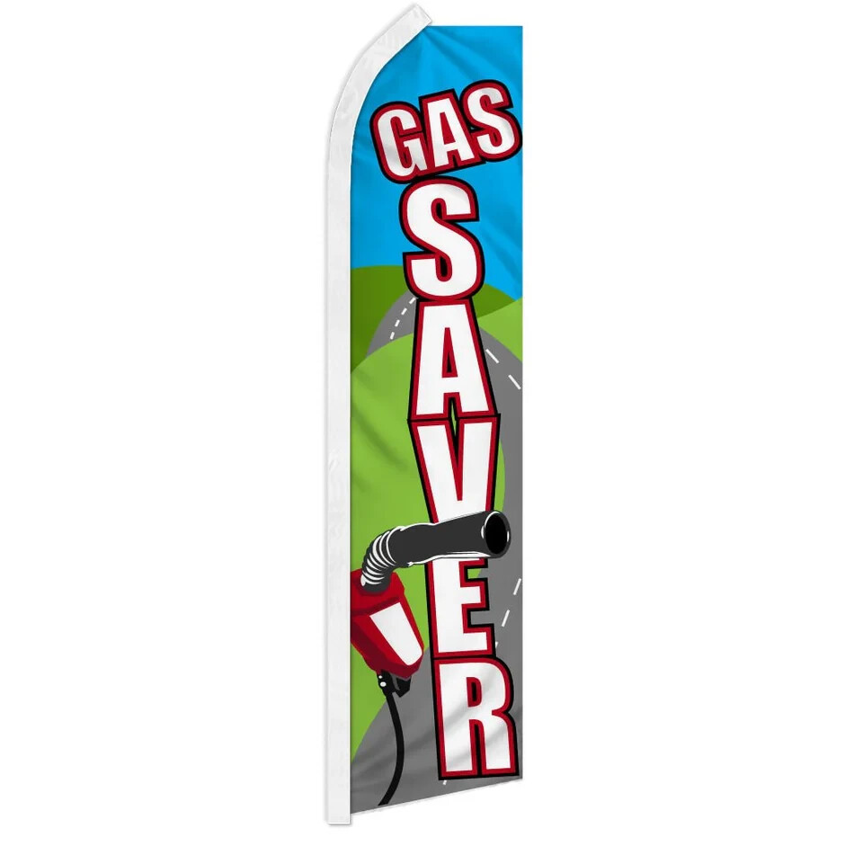 Gas Saver Swooper Flutter Feather Advertising Auto Dealership Business Flag