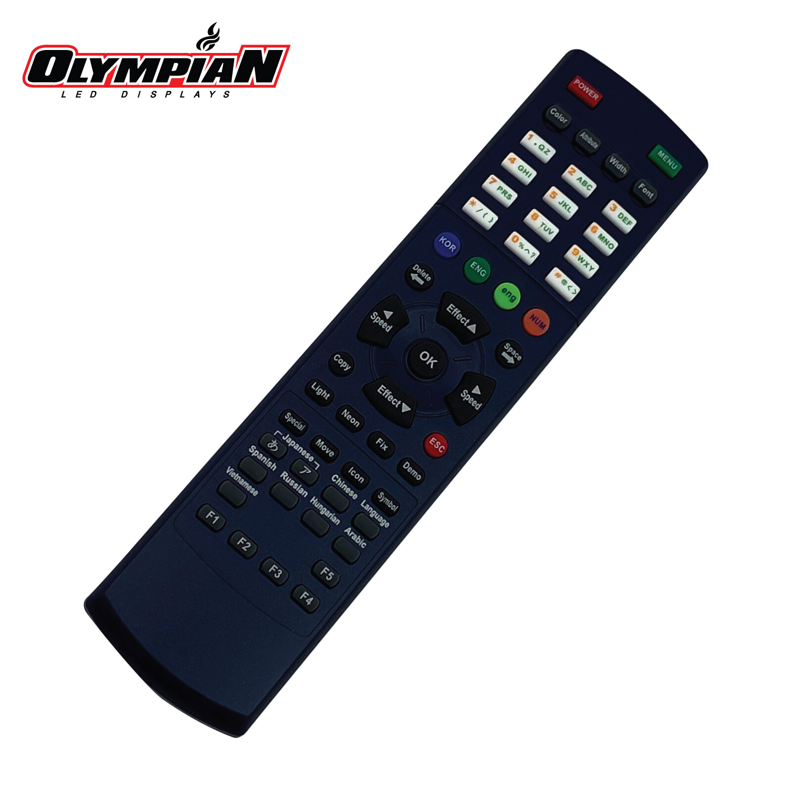 LED Sign Remote Control ONLY for Signs with ADSP-400NWT Card Inside! NO RETURNS!