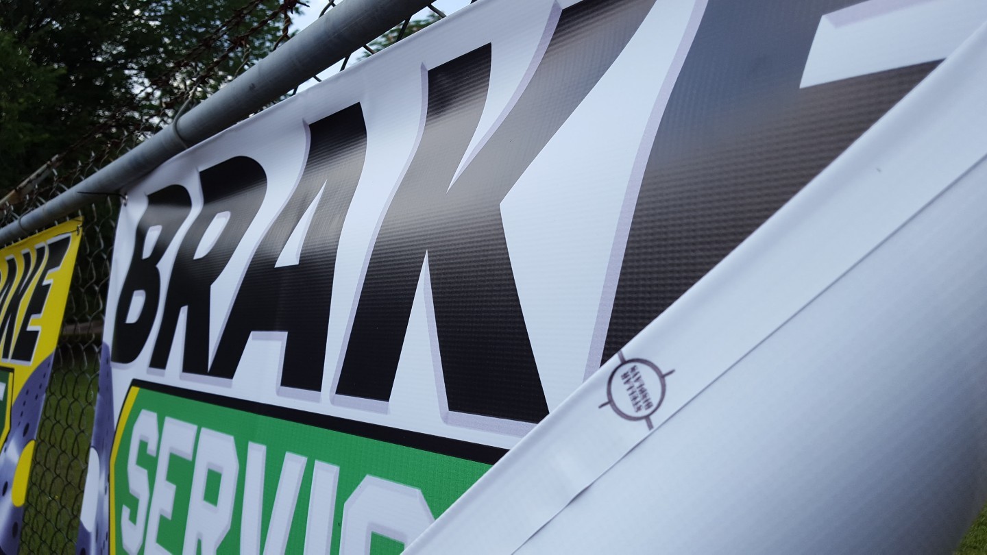 Brake Service Banner Open Sign Mechanic Auto Repair Shop Display Car Fix Tune Up