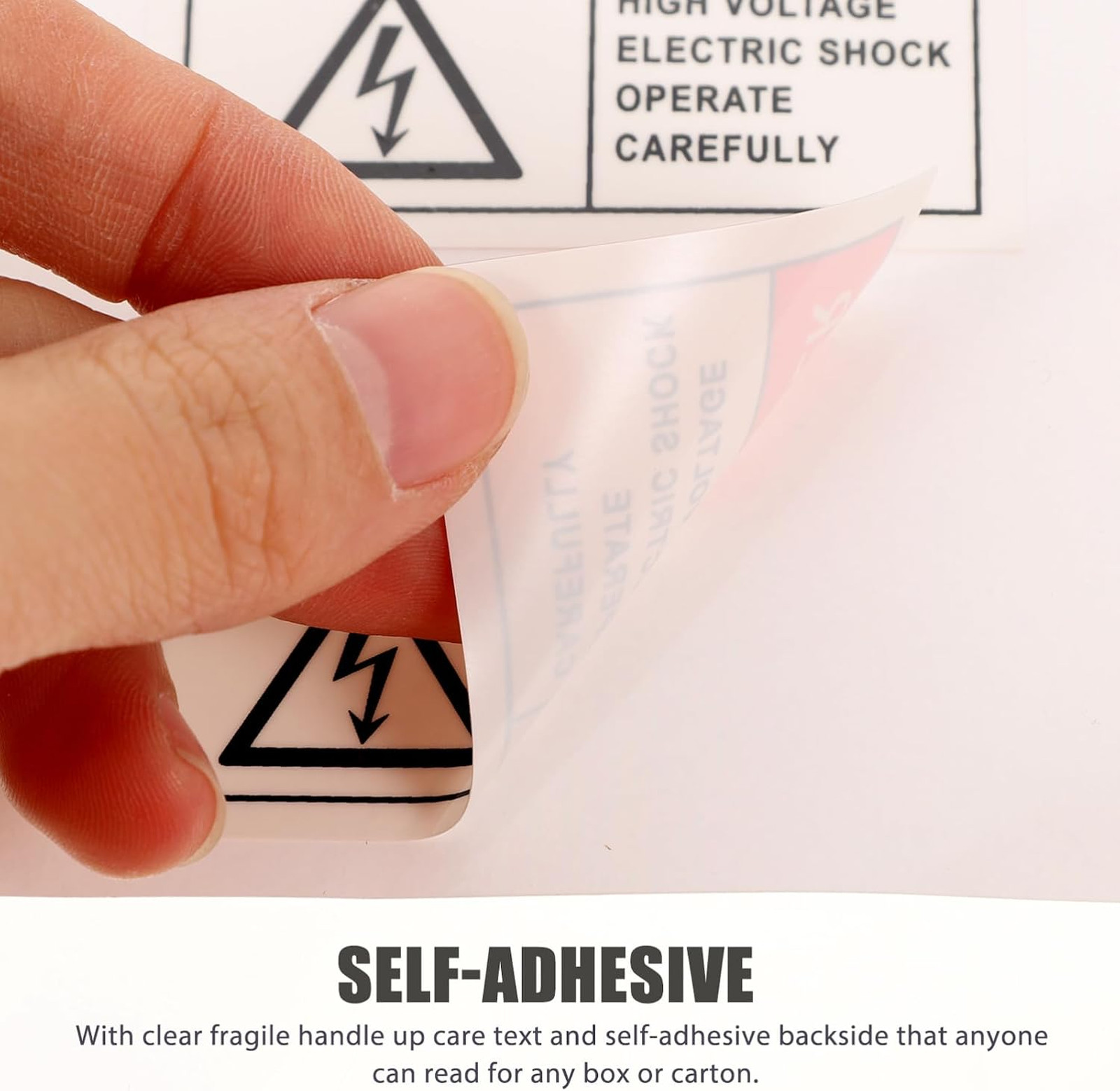 High Voltage Warning Stickers Adhesive Labels Safety Decals for Electrical