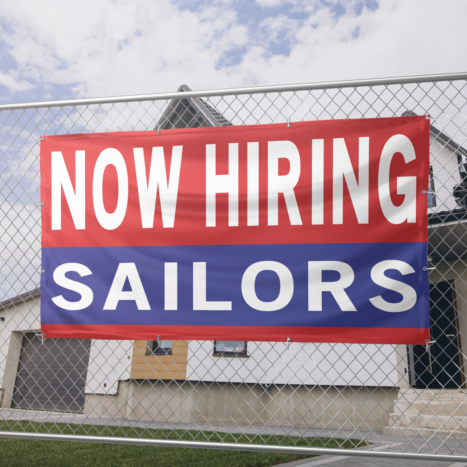 Now Hiring Sailors 13 oz Heavy Duty Vinyl Banner Sailor Jobs Available Deckhand