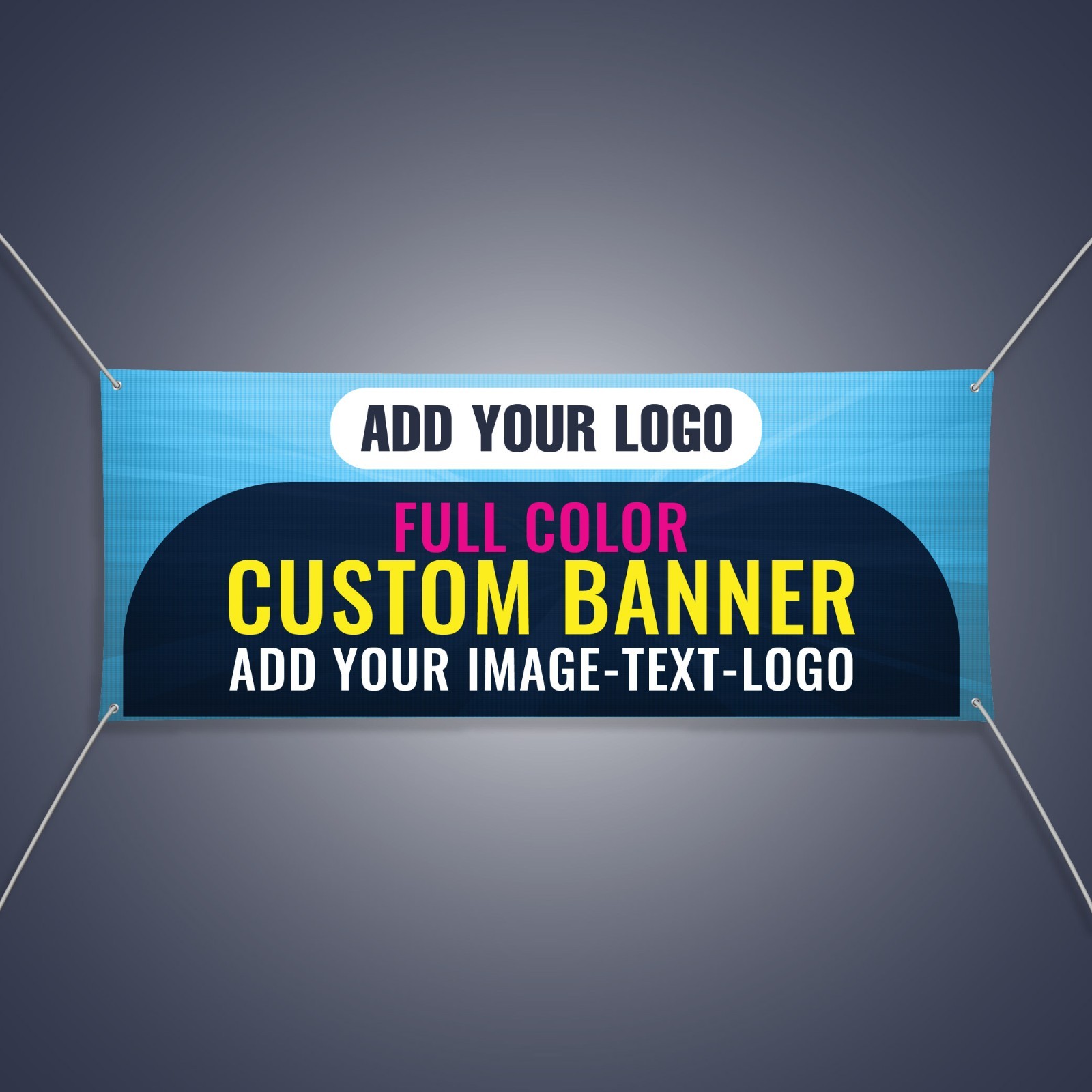 Custom Vinyl Banner 13oz | Personalized Indoor Outdoor Advertising Banner/Sign