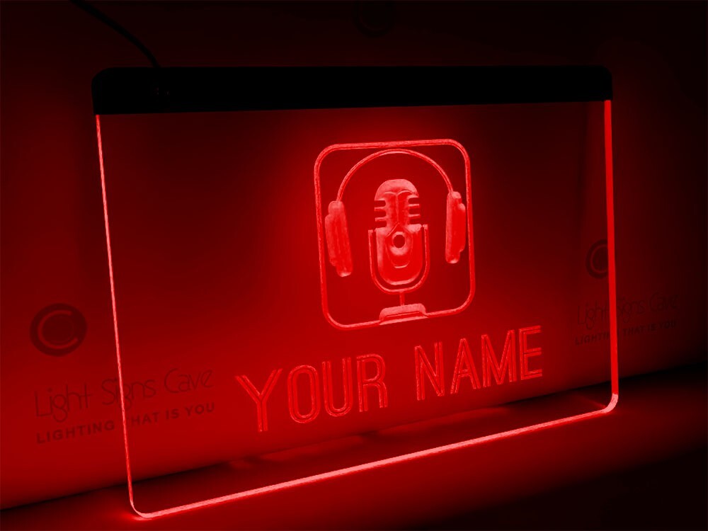 Personalized Recording On-Air light – LED sign | RGB multi-color sign