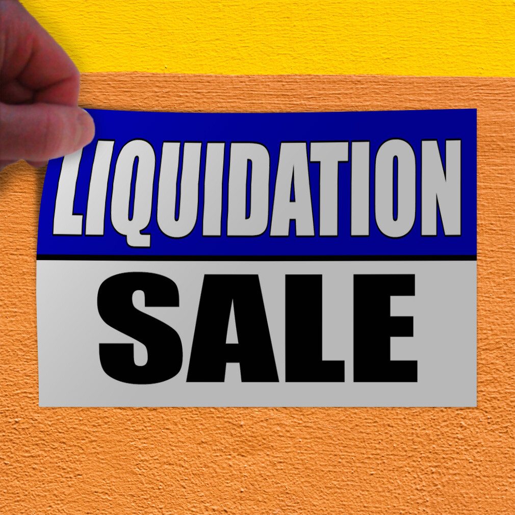 Decal Stickers Liquidation Sale Promotion Business Vinyl Store Sign Label