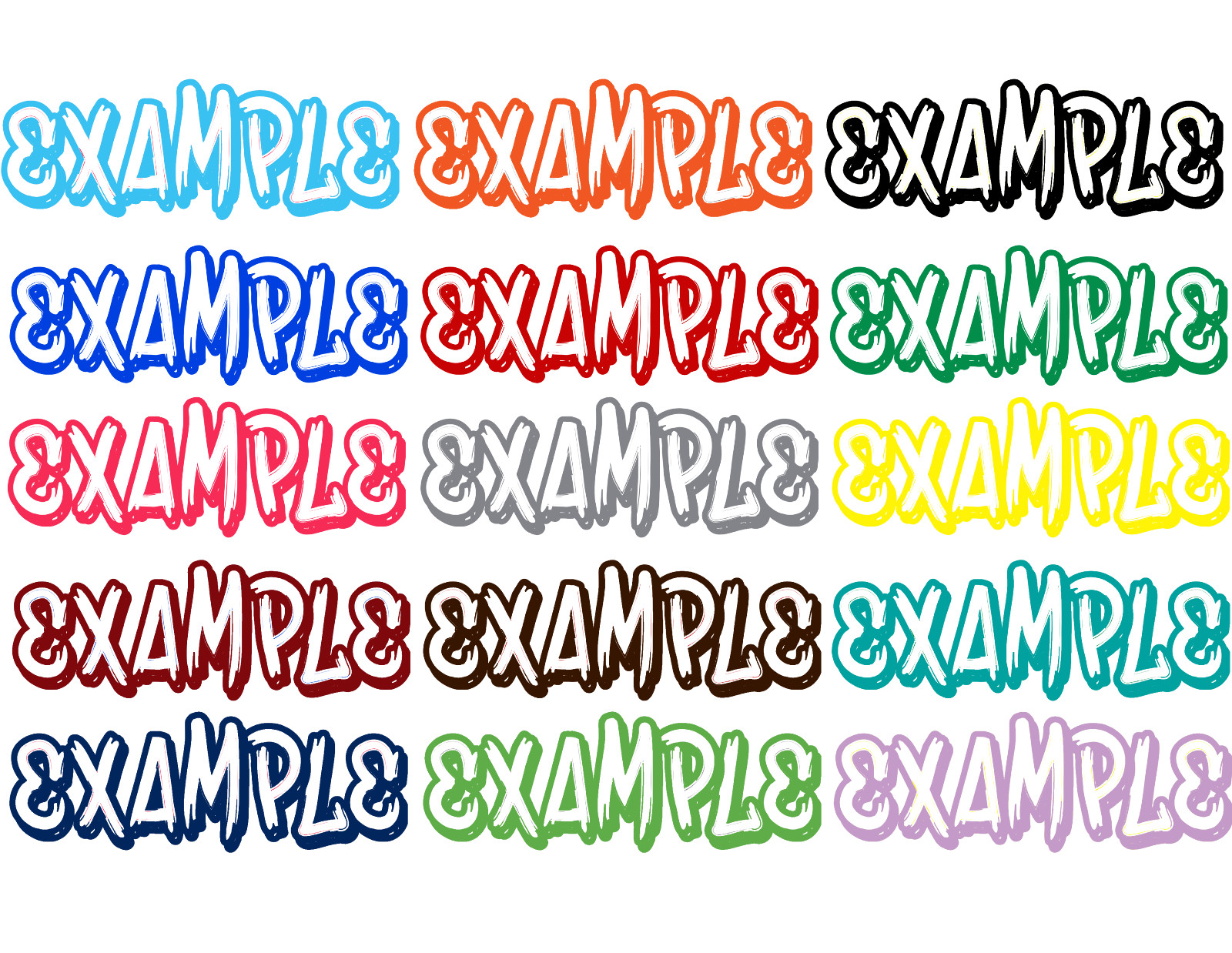 Custom Personalized Decal Vinyl Lettering Text Business Sign Halo Inspired