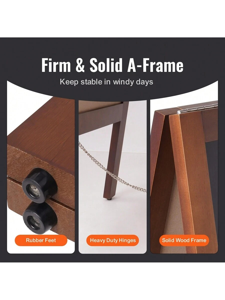 NEW A Frame Chalkboard Sign Double-Sided 20″X40″ FREE SHIPPING