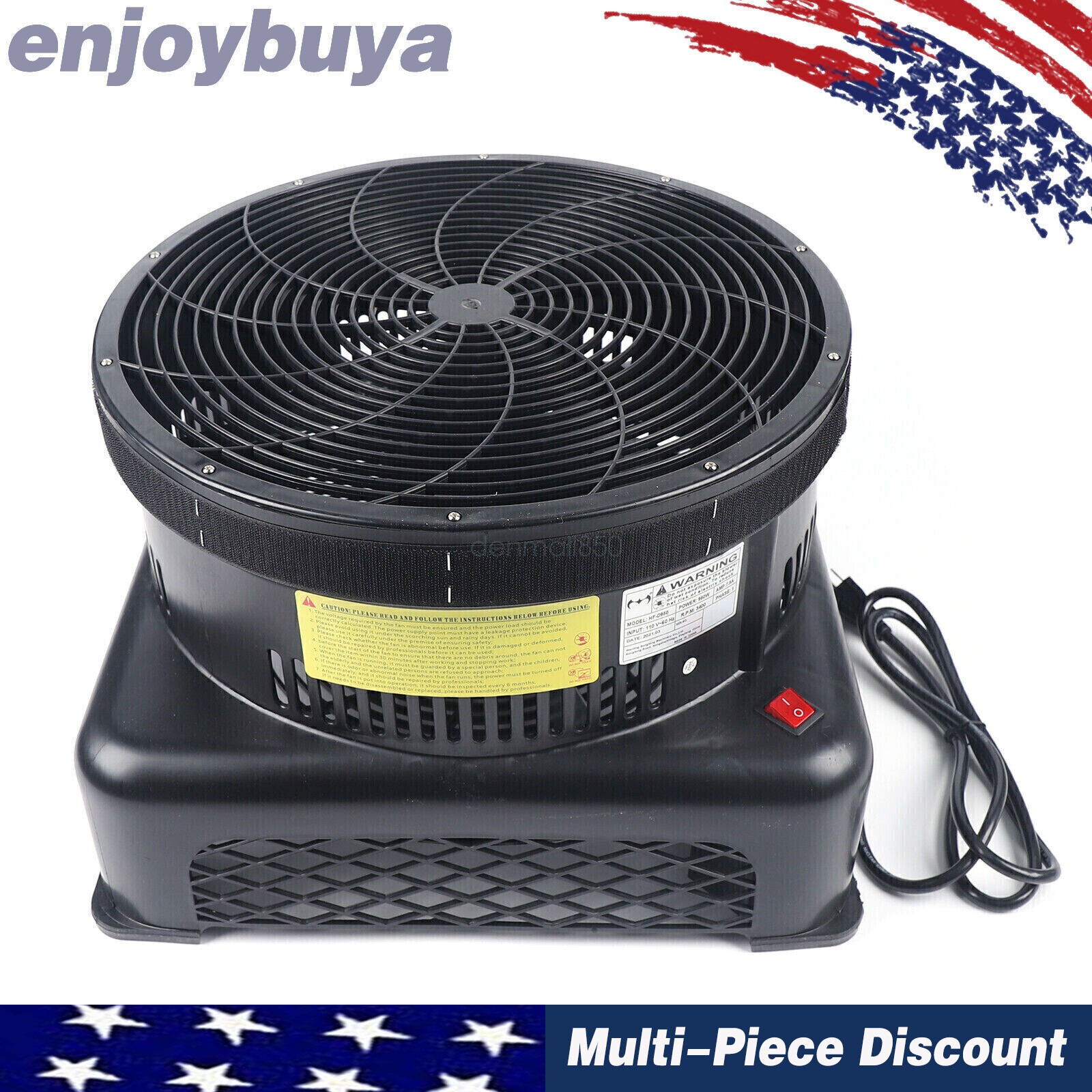 950W Air Puppet Blower Fan for Inflatable Dancer Tube Wacky Wavy Promotional Man