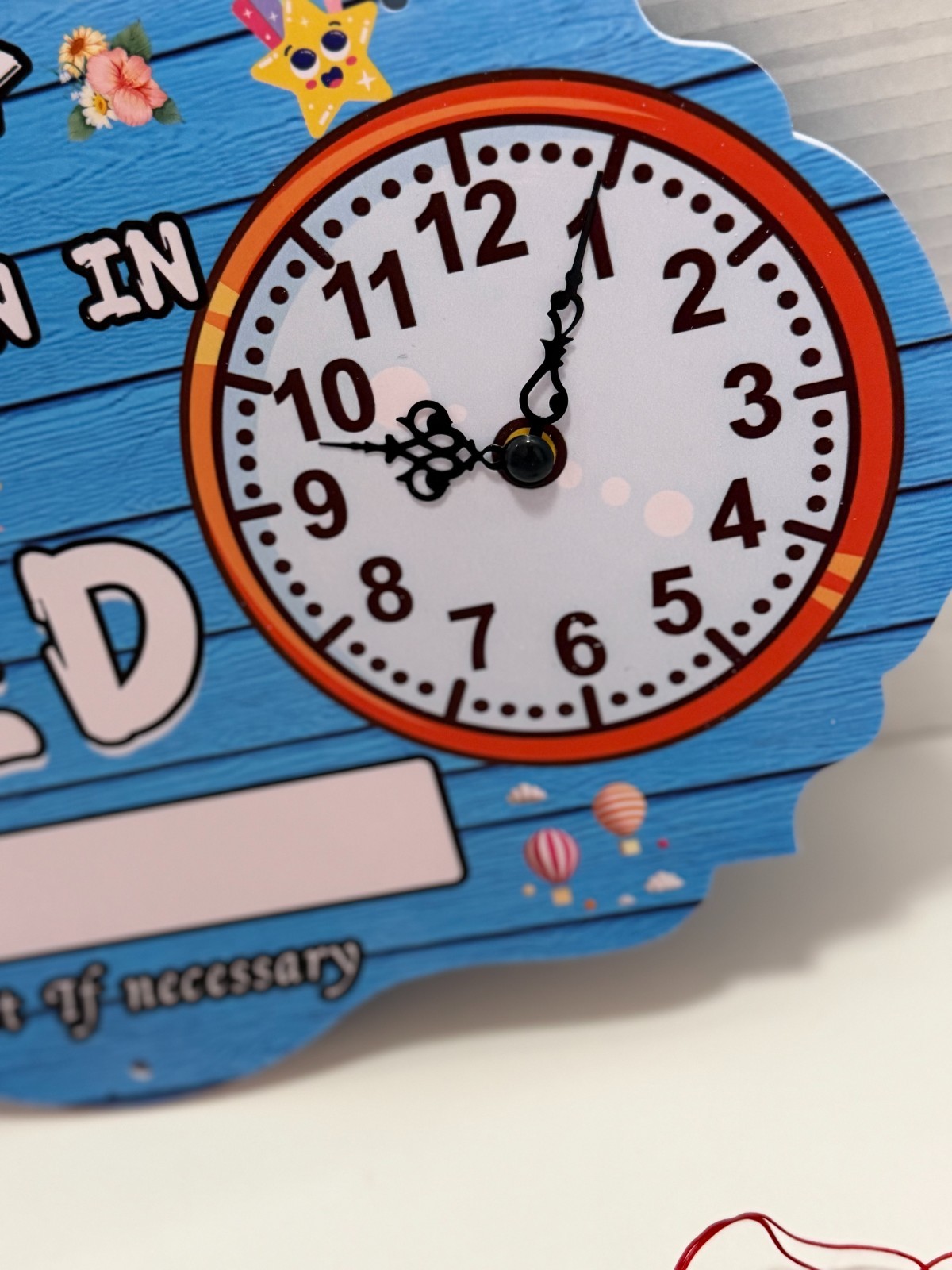 Double Sided “OPEN/CLOSED” Sign w/ “Be Back” Clock 10 x 16 Blue FAST SHIP