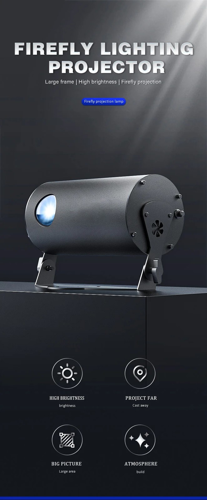30W Dynamic Waterproof LED Firefly Projector Light In/Outdoor Garden Home Decor
