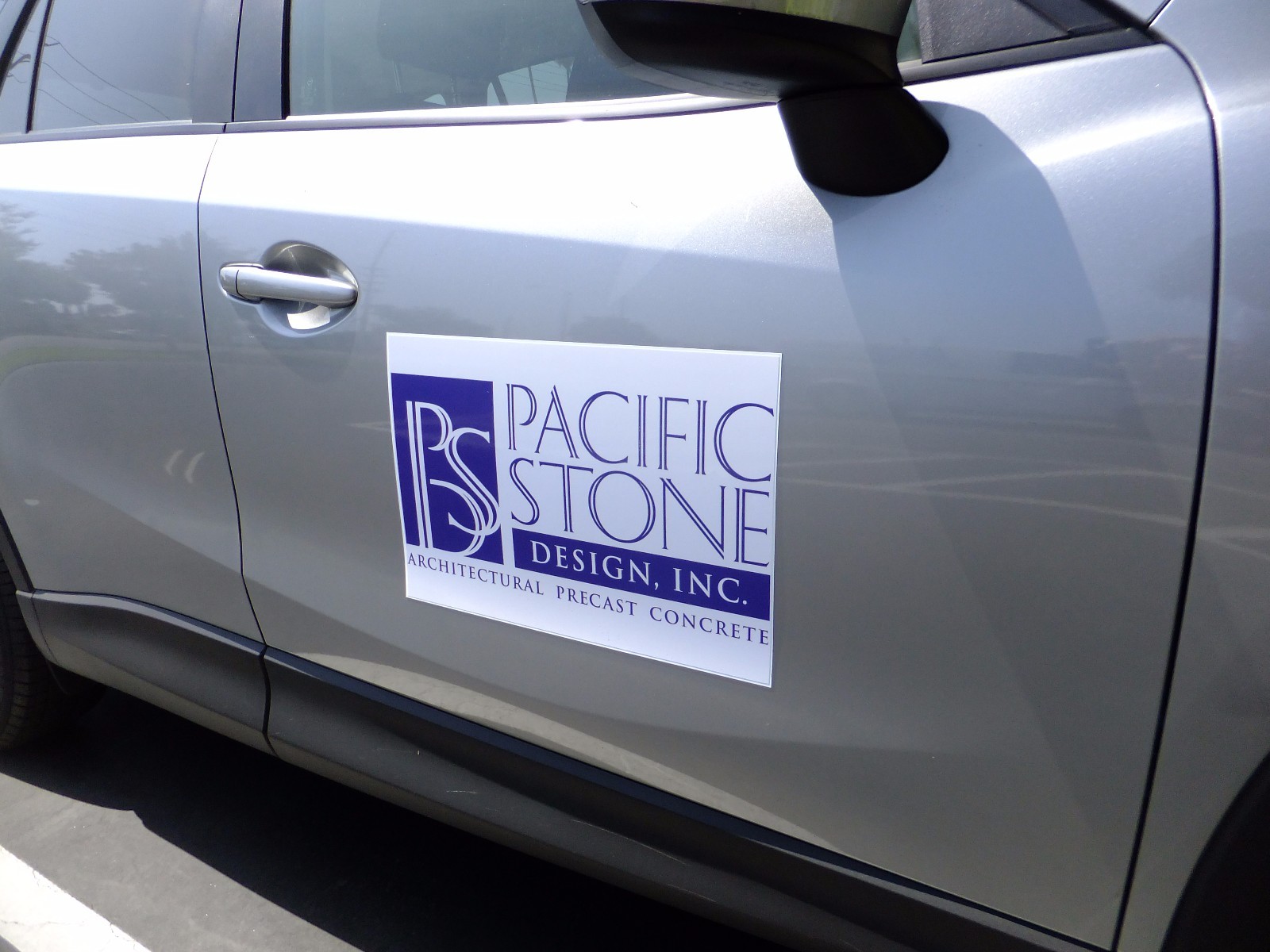 Car Magnets with Custom Graphics Door Signs Outdoor Pair Set 24″ X 12″ each