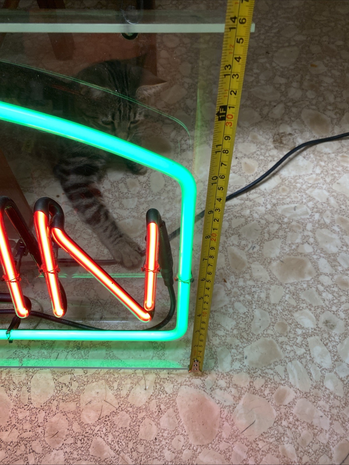 30 X 14” Neon Lit Dine In Sign