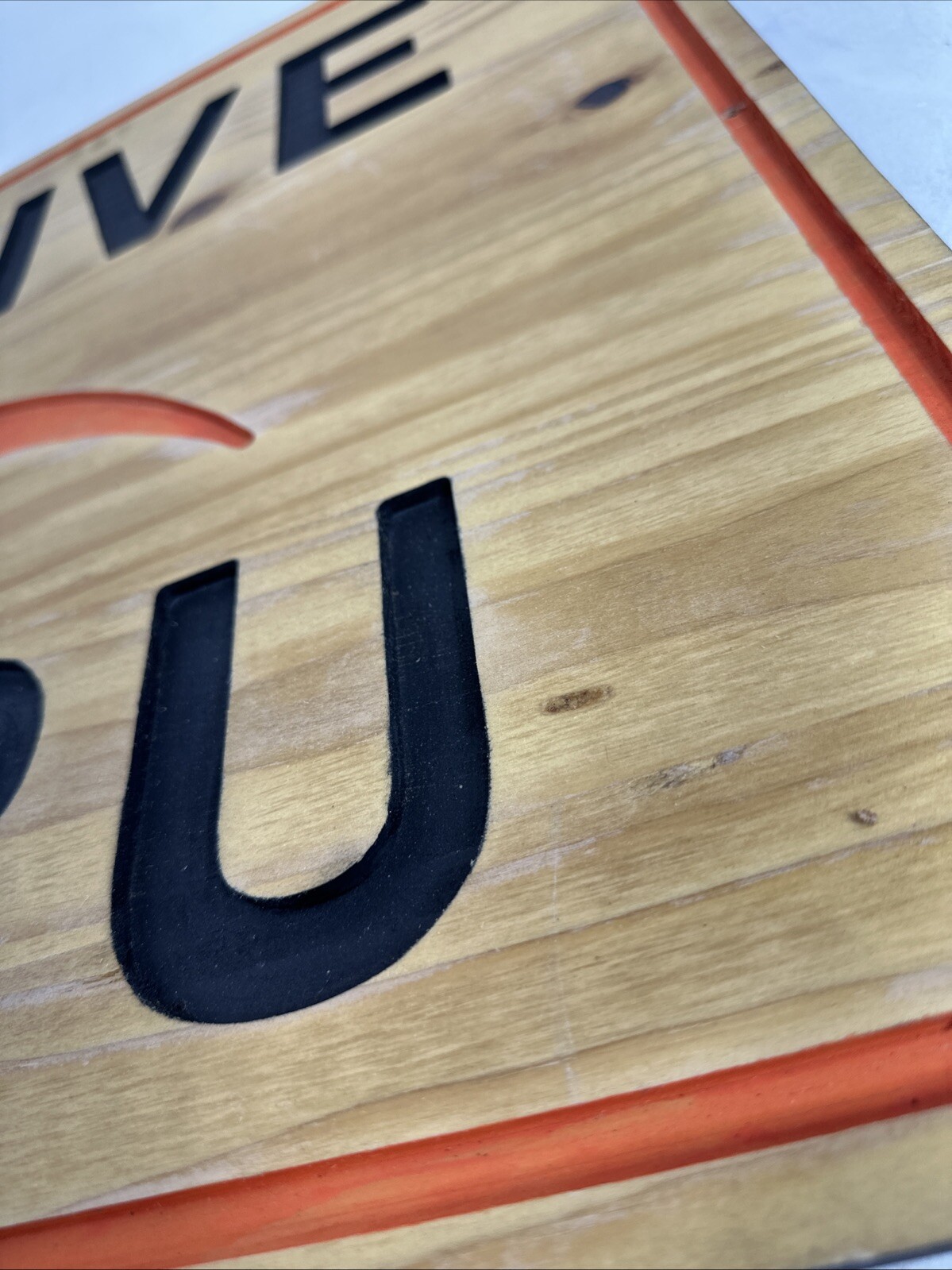 Drive-thru Wooden Sign Homemade 26” X 22”