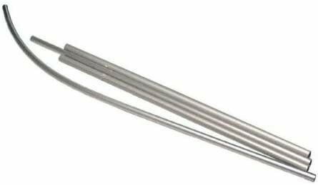 Two Full Sleeve Swooper Flags w/ Poles & Spikes EMISSIONS TEST HERE Yellow…
