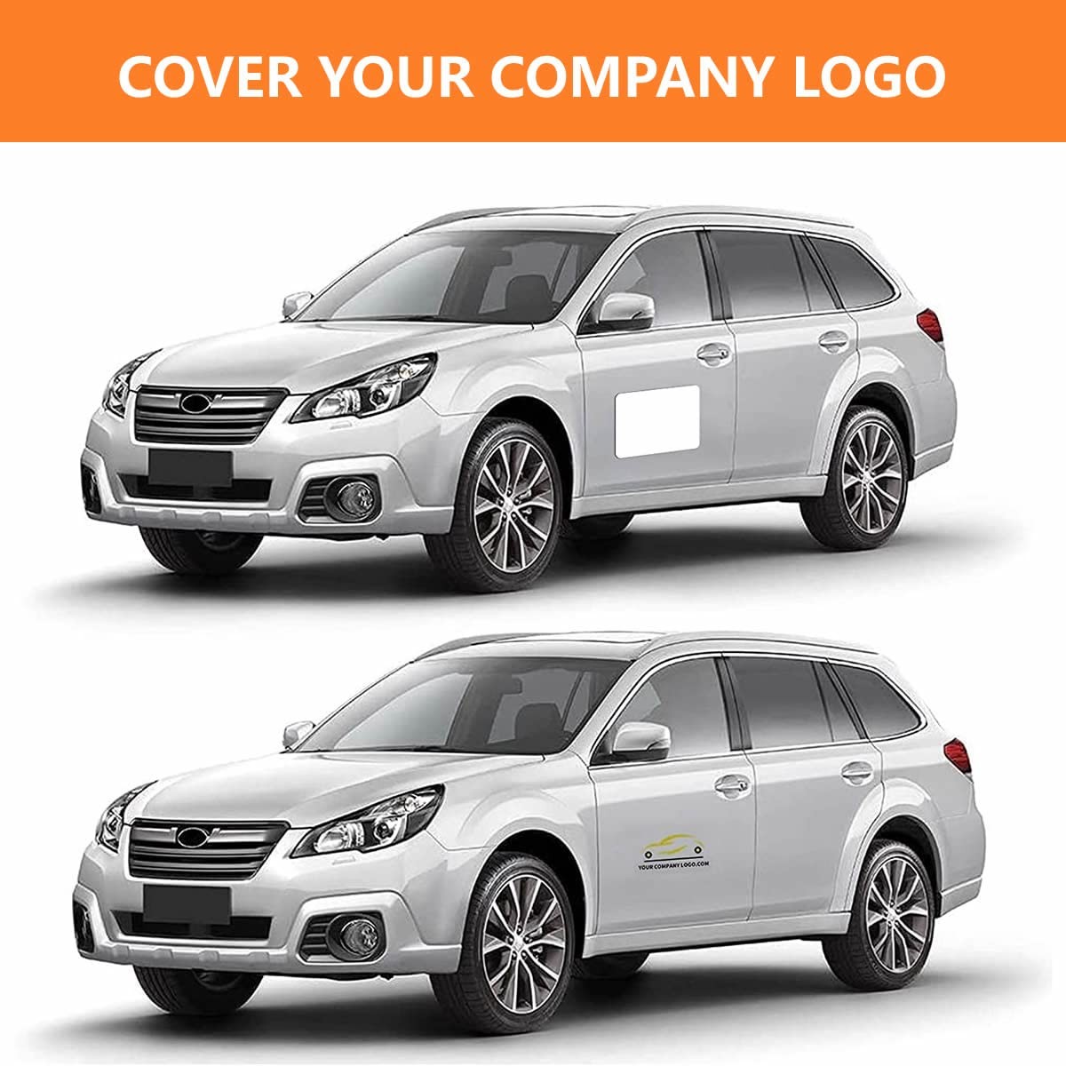 Customizable Car Door Magnet Stickers – Set of 2, 18×12 Inch Vehicle Signs